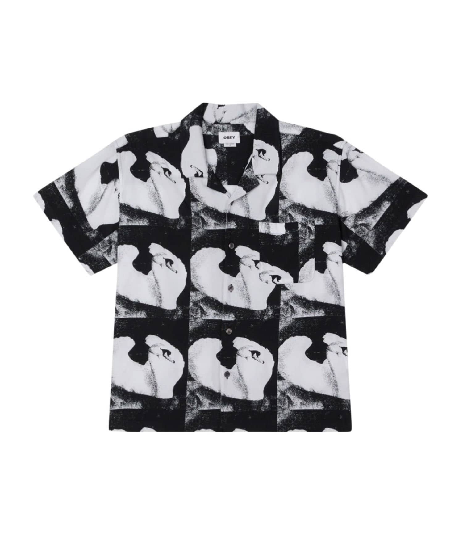 WHO’S WHO gallery(フーズフーギャラリー) 【OBEY】 AMBRE WOVEN SHORT SLEEVE SHIRT