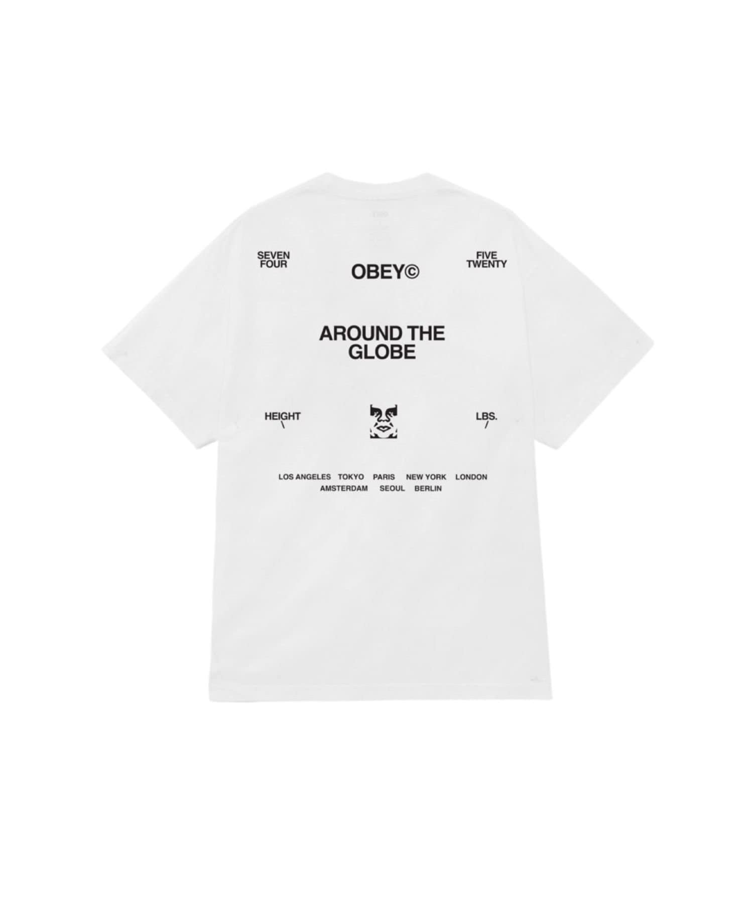 WHO’S WHO gallery(フーズフーギャラリー) 【OBEY】 AROUND THE GLOBE PIGMENT TEE