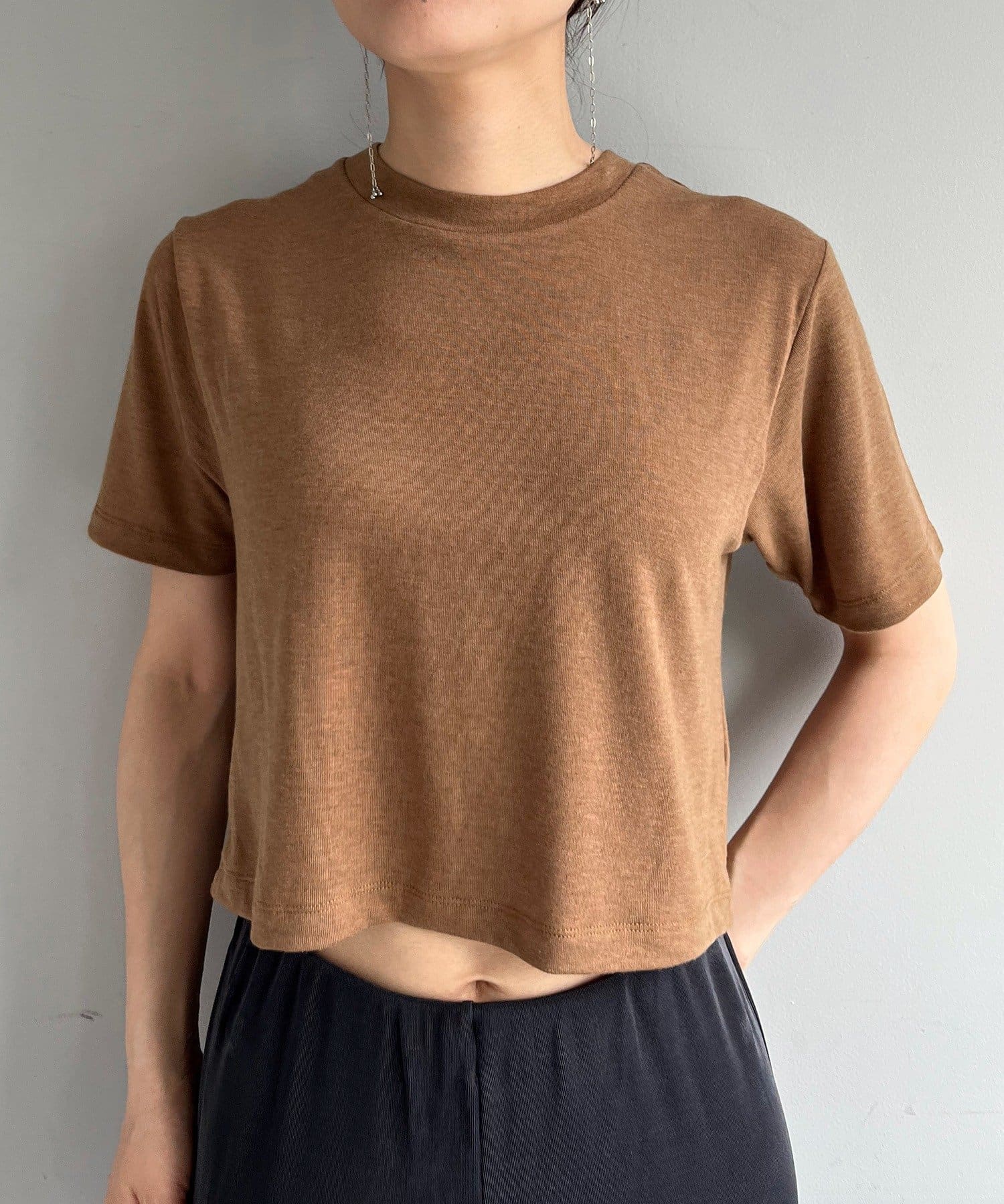 Pasterip(パセリ) Stretch tee ＆ Over tank set
