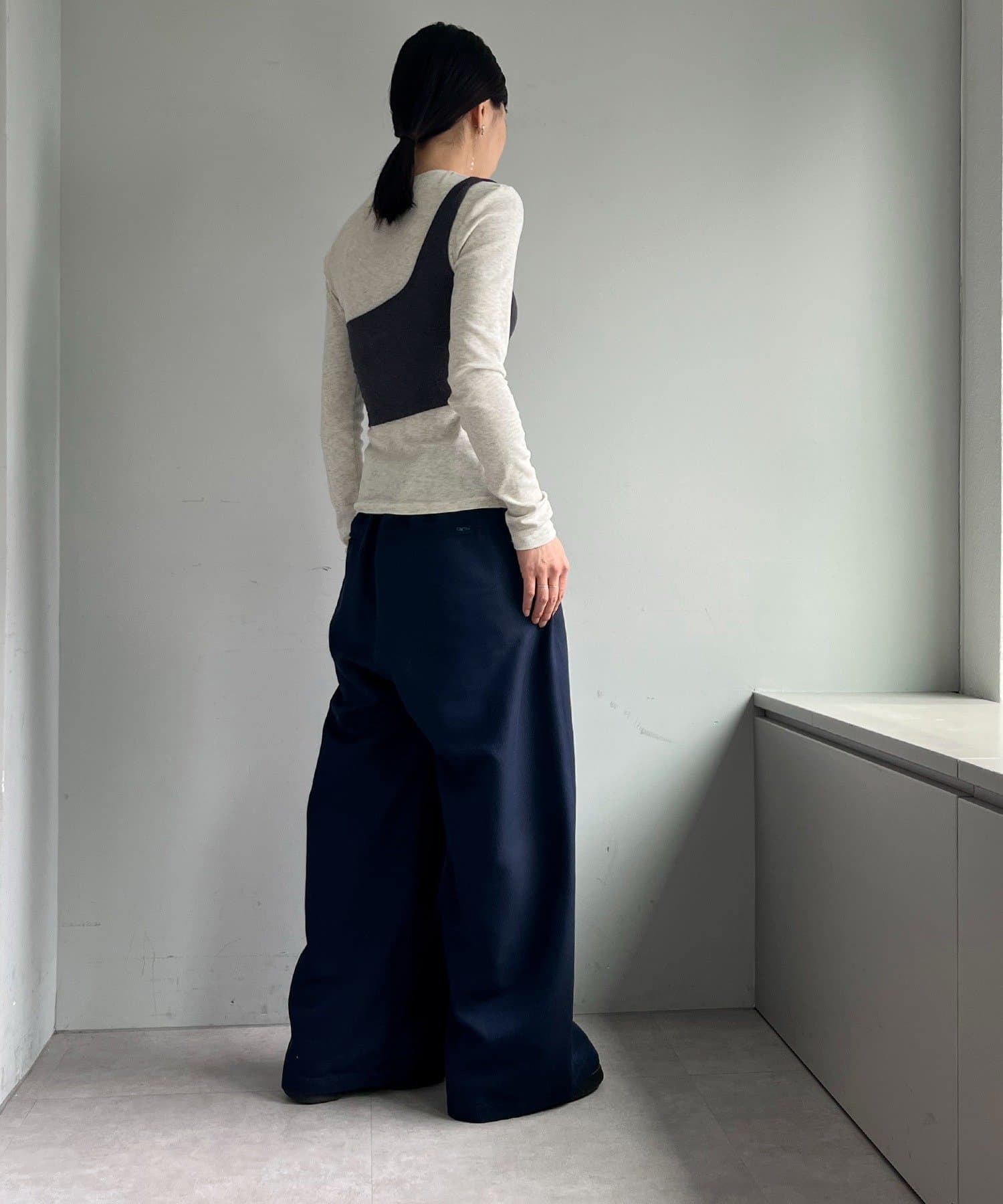 Pasterip(パセリ) One shoulder bra top