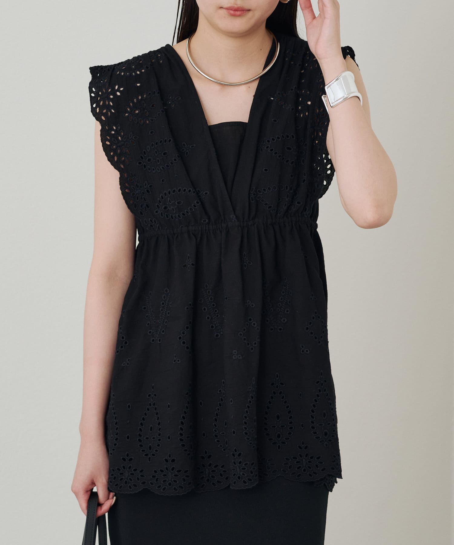 LOUNGEDRESS(ラウンジドレス) コットンレースチュニック