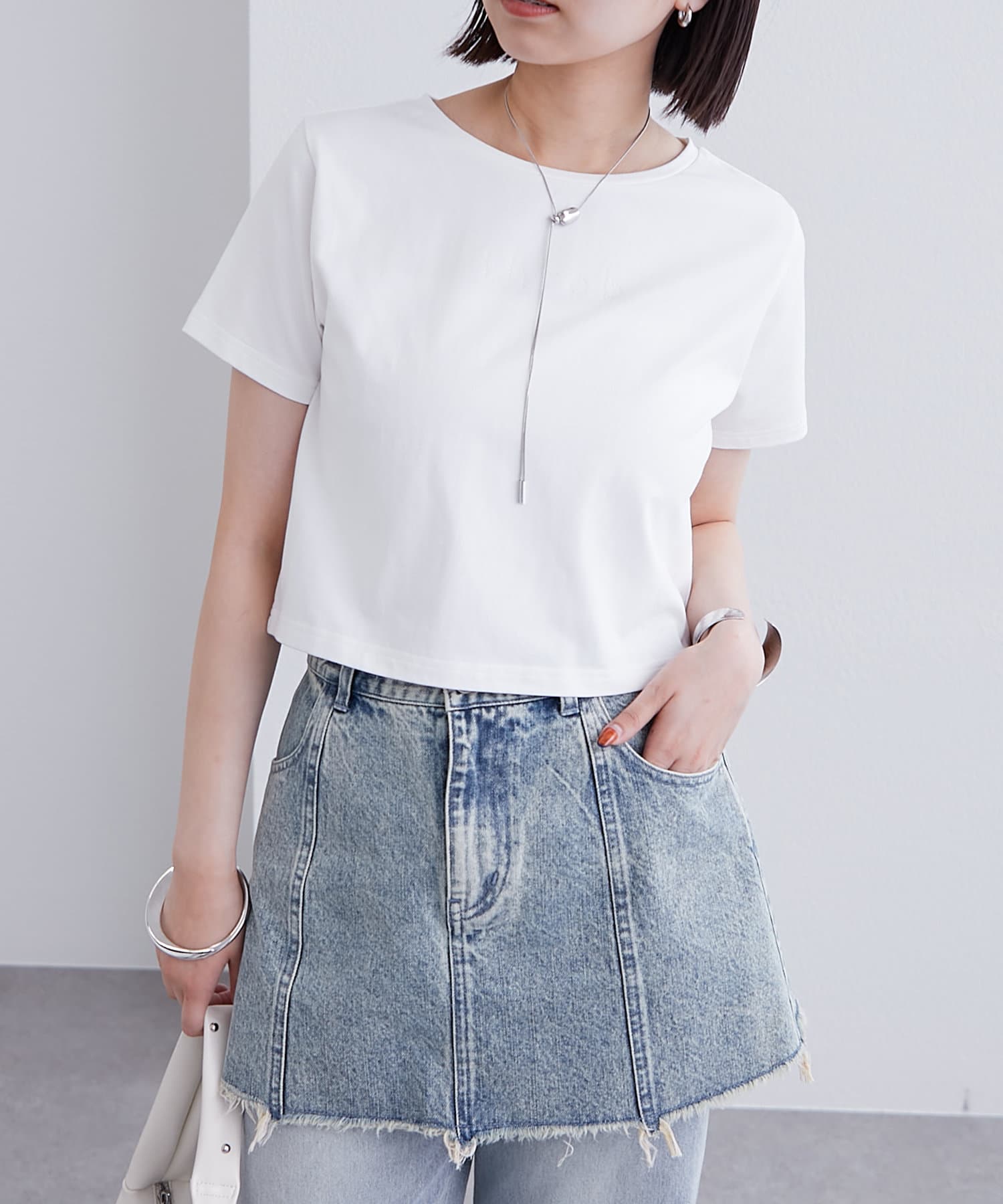 mystic(ミスティック) シャイニーロゴチビTシャツ