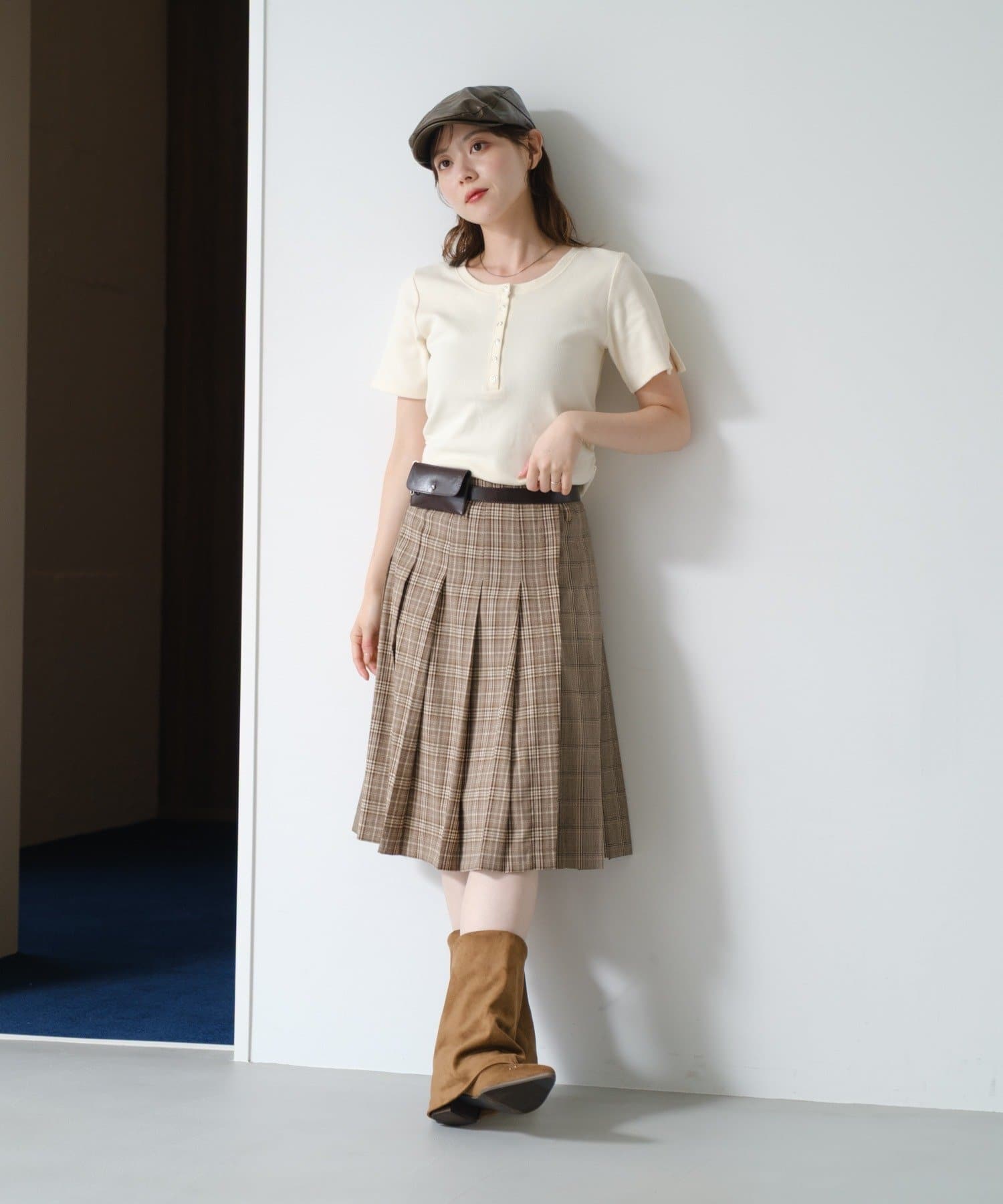 tシャツ 「8.3(日)0:00新色発売/5色展開/XS.Fサイズ展開」ピグメントヘンリーTEE レディース 新色追加/5色展開/XS.Fサイズ展開】ピグメントヘンリーTEE