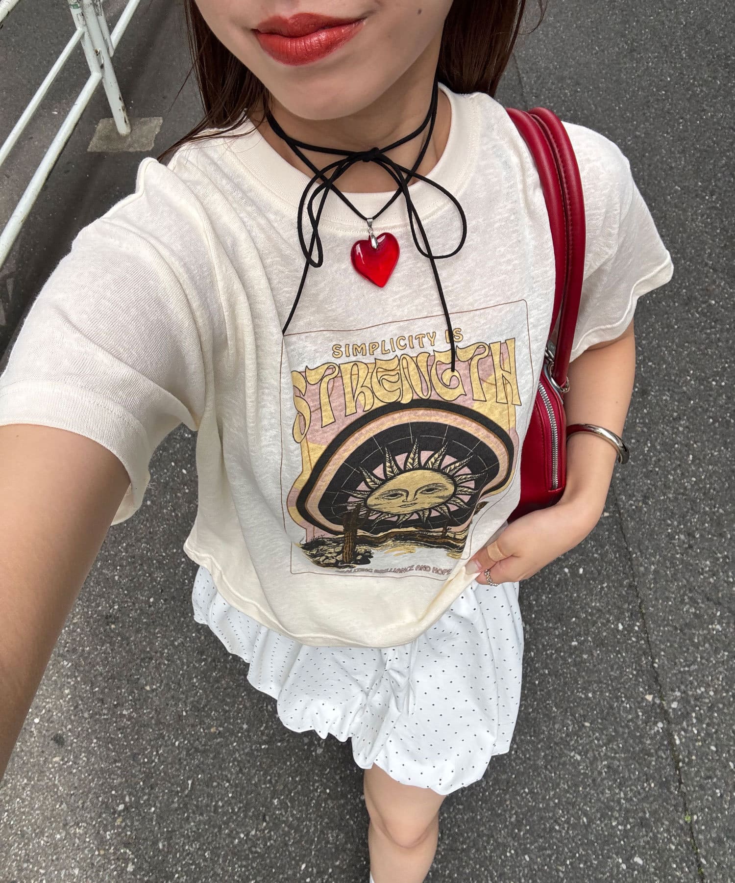 CIAOPANIC(チャオパニック) ヴィンテージライクスラブTee