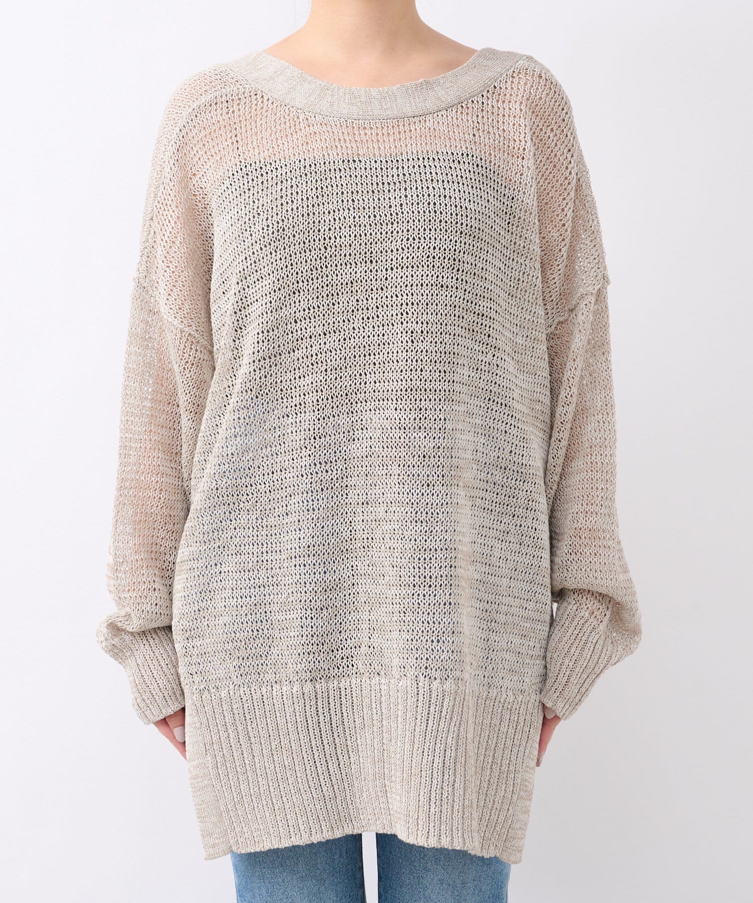 OUTLET(アウトレット) 【RIVE DROITE】サイドスリット2WAYカーデ