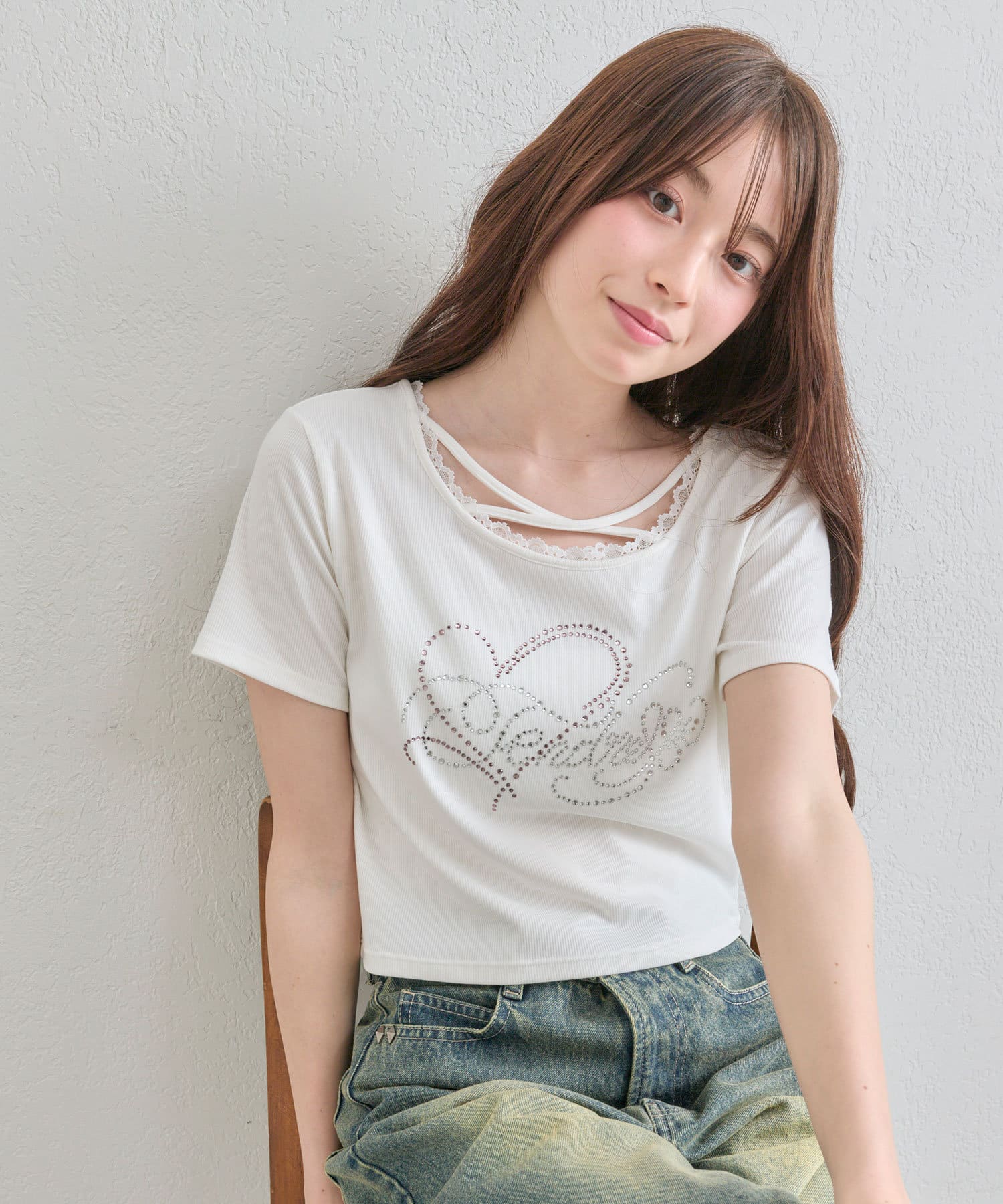 OLIVE des OLIVE(オリーブ デ オリーブ) 【デイリー使いにも◎】カラフルTシャツ