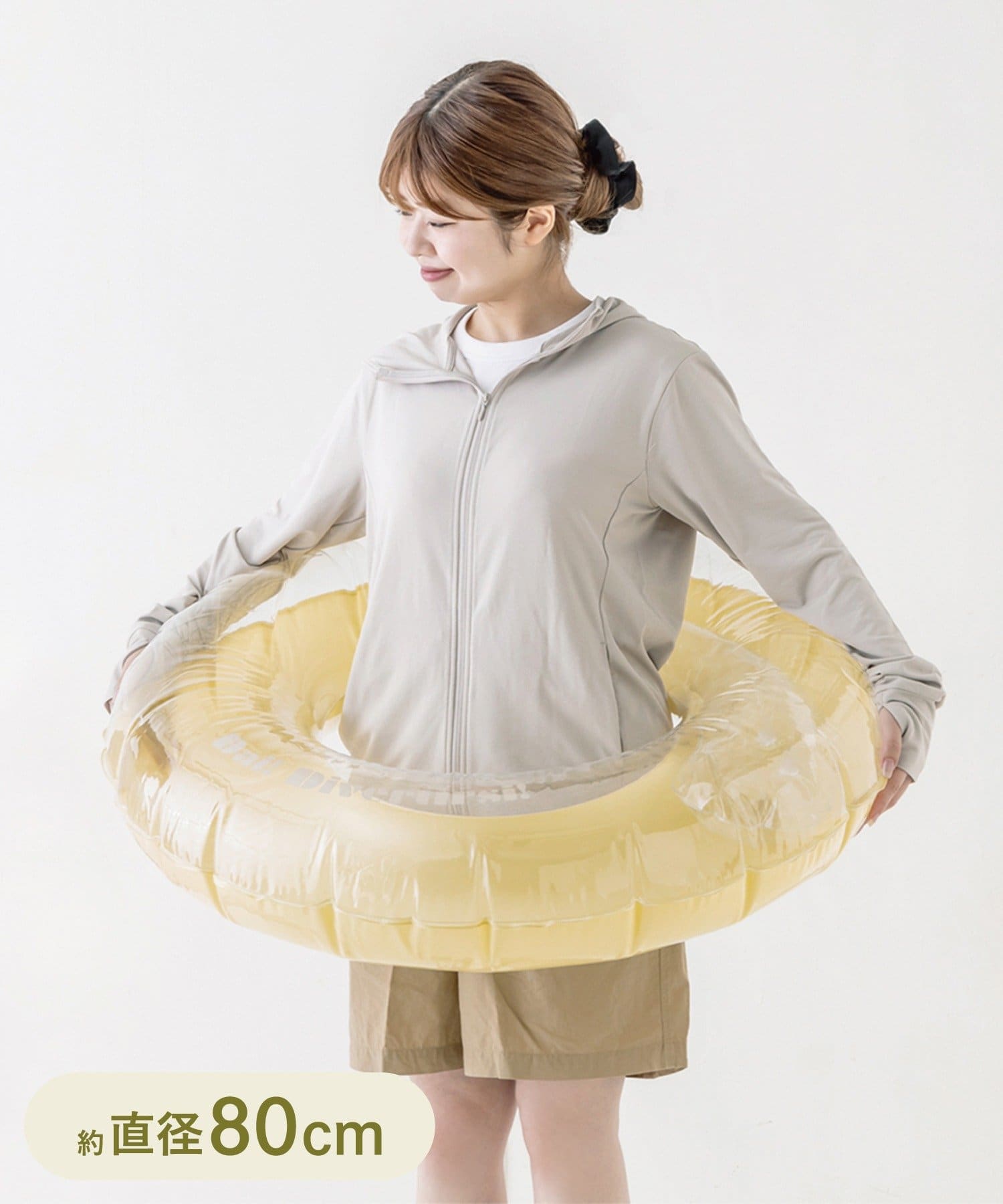 3COINS(スリーコインズ) おそろい浮き輪：80cm