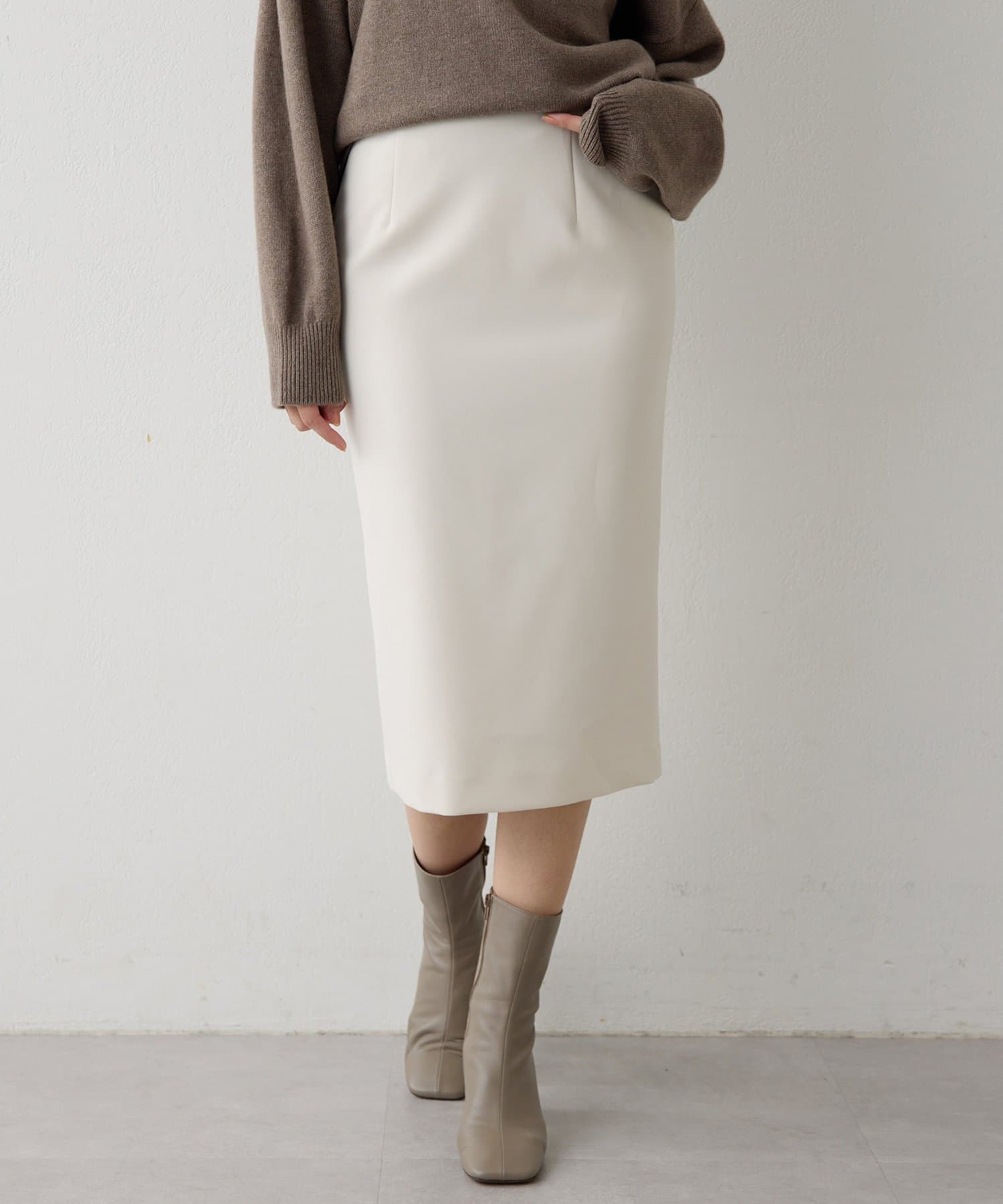 ダブルクロスタイトスカート | Whim Gazette(ウィム ガゼット