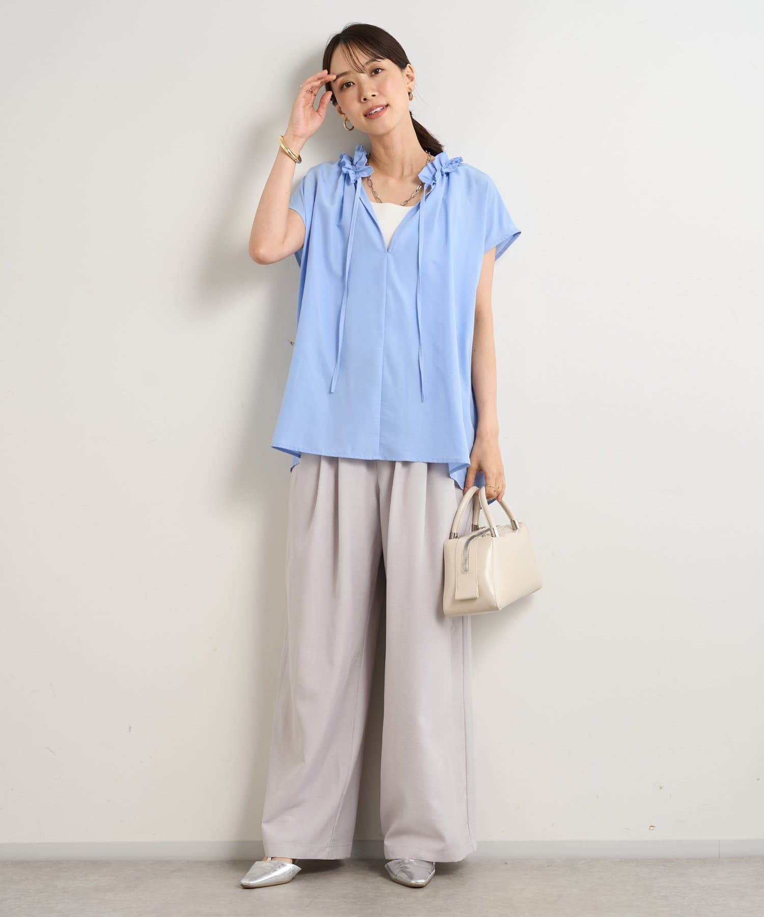 un dix cors(アンディコール) 《楽な履き心地》タンブラブッチャーパンツ