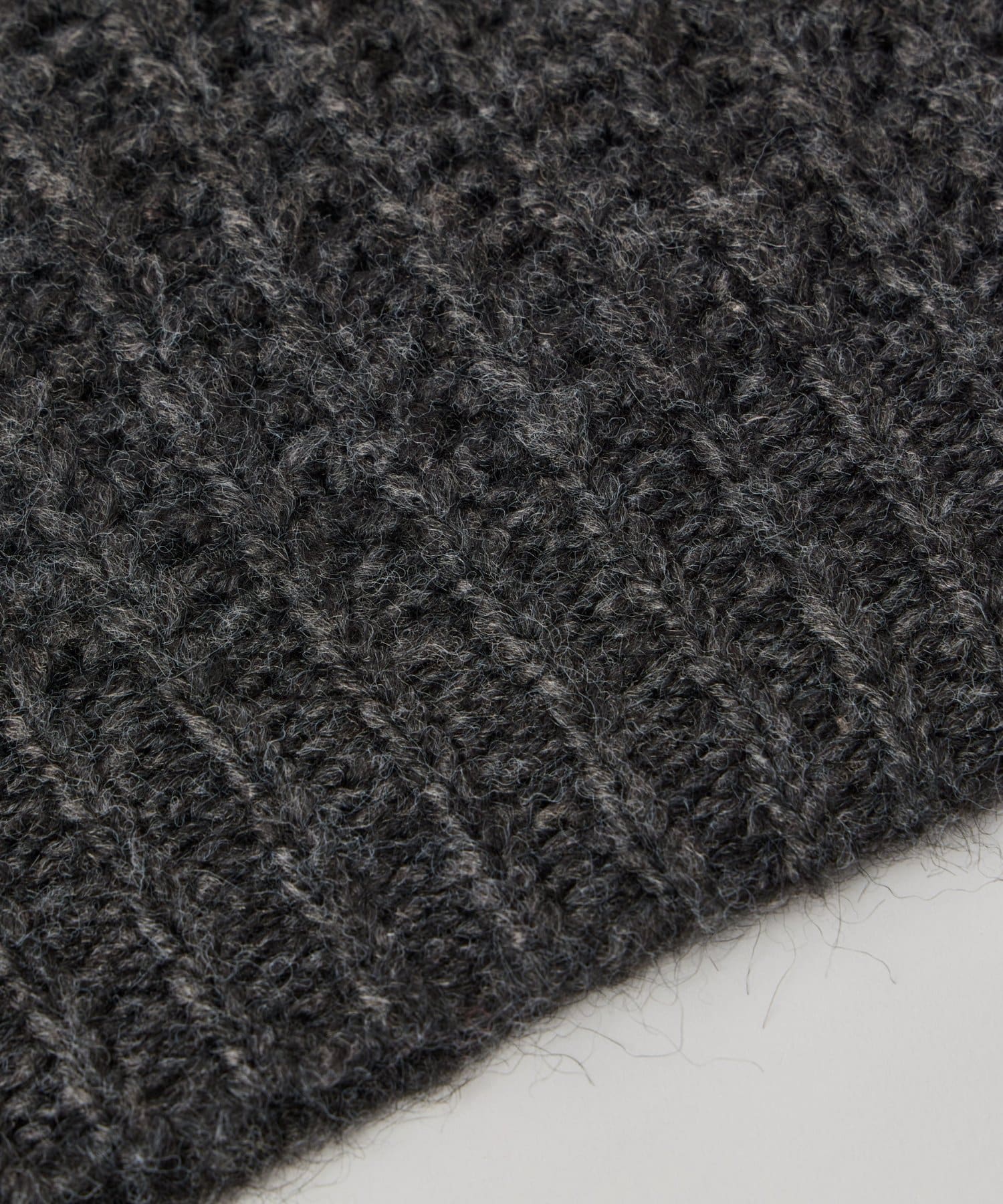 un dix cors(アンディコール) 《ふわふわな着心地》ボールドへアリーヤーンニット