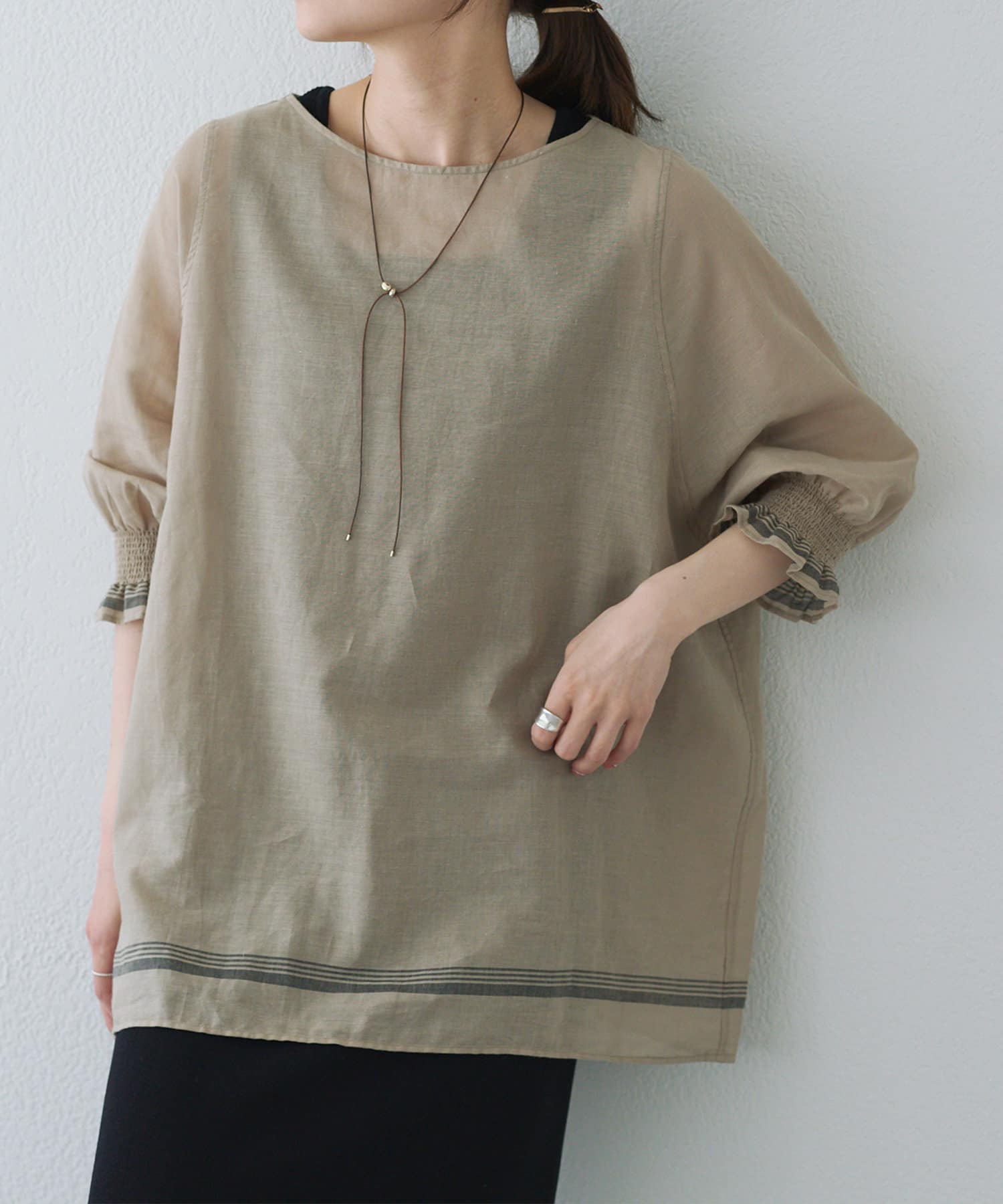 PUAL CE CIN　2025 SS collection 【レトロシック】ミニマルなデザインとソフトなクラフト感による洗練されたレトロスタイルと上品で心地良いテクスチャーを重ねたコンフォートスタイ