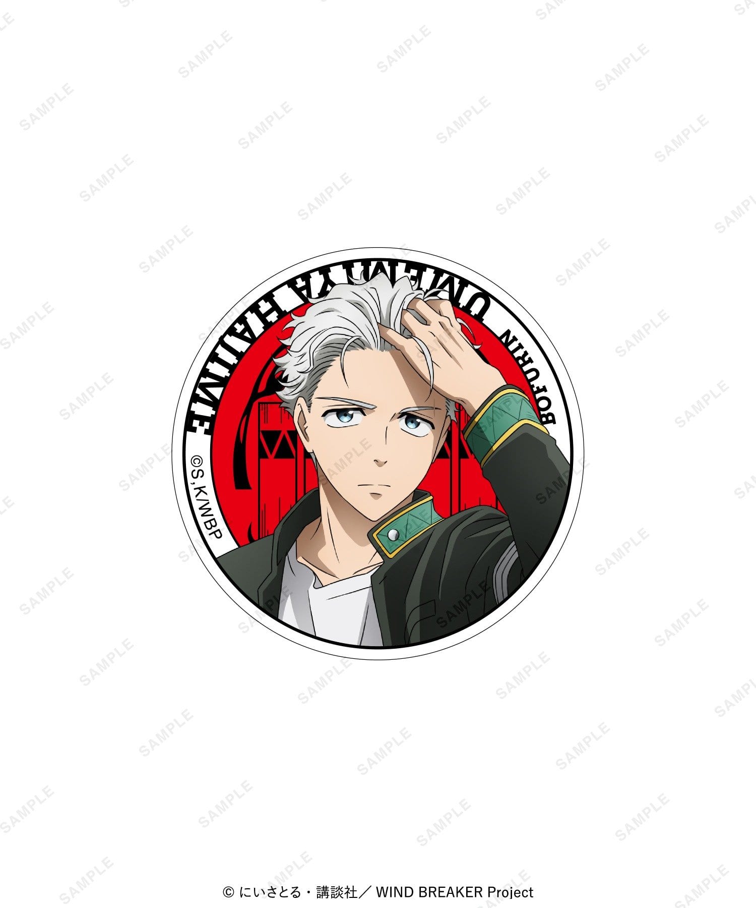 baseyard tokyo(ベースヤード トーキョー) レディース 【WIND BREAKER】アクリルバッジ 65mm レッド