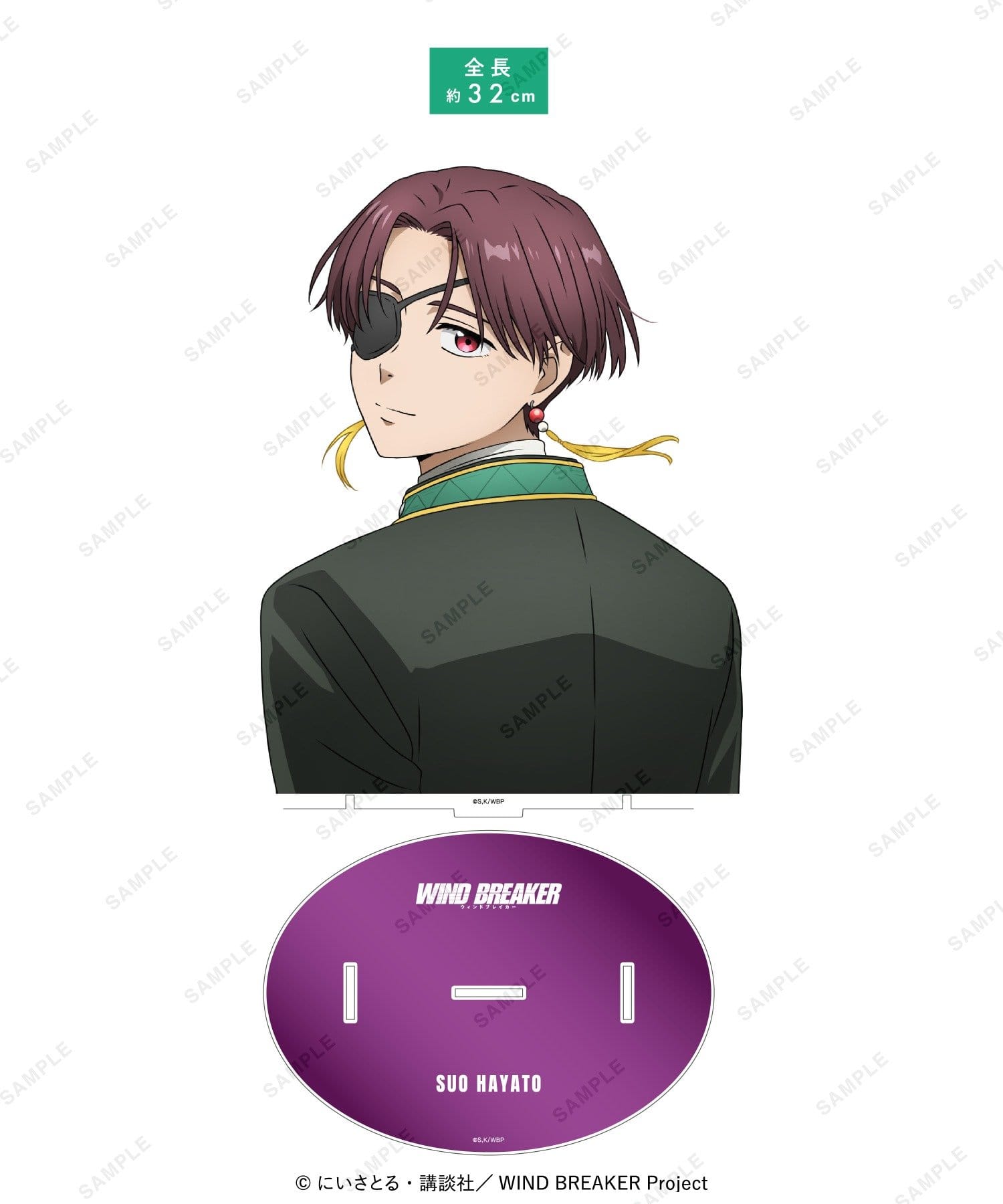 baseyard tokyo(ベースヤード トーキョー) レディース 【WIND BREAKER】卓上アクリルメガスタンド パープル
