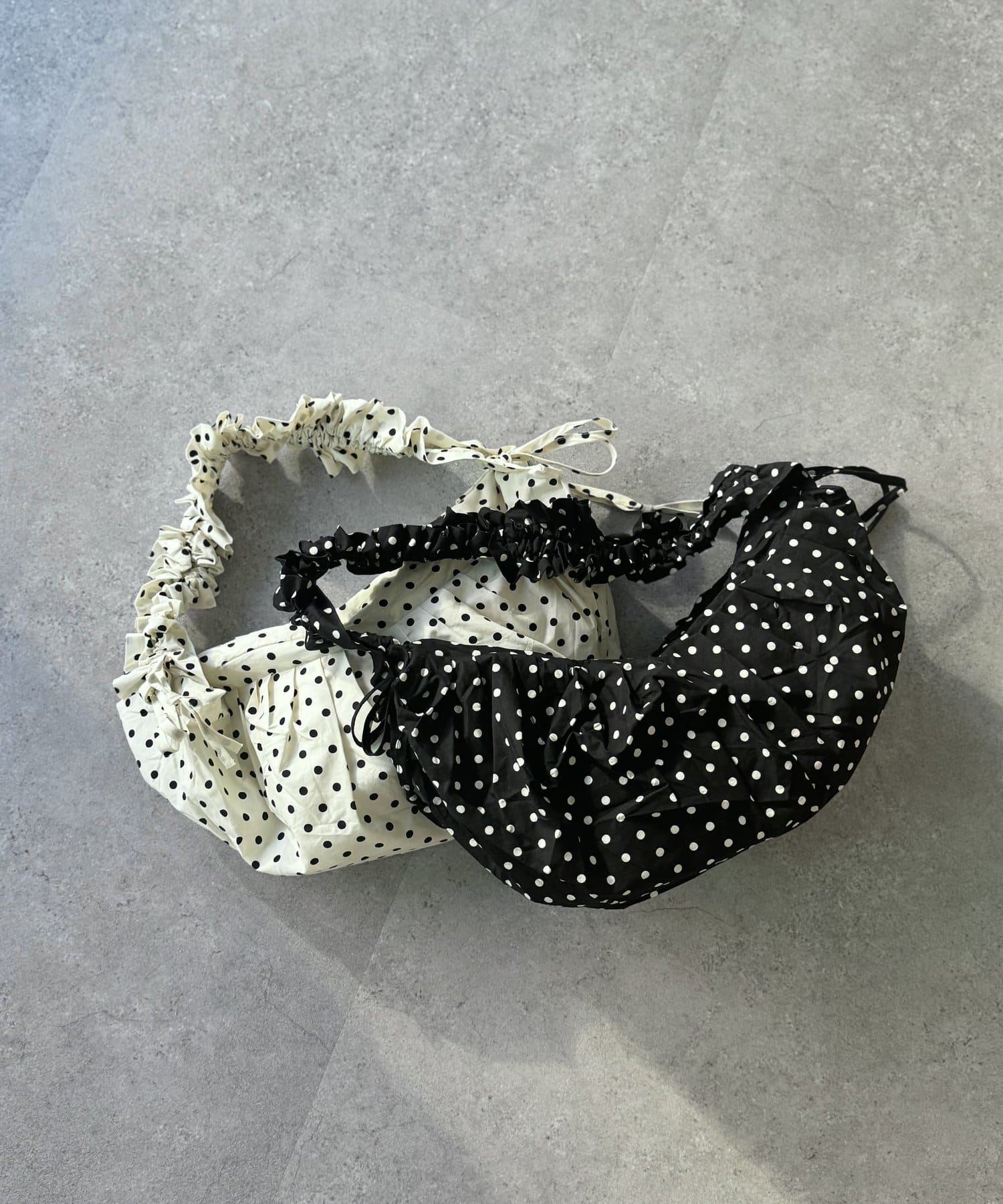 w closet(ダブルクローゼット) ドットシャーリングBAG