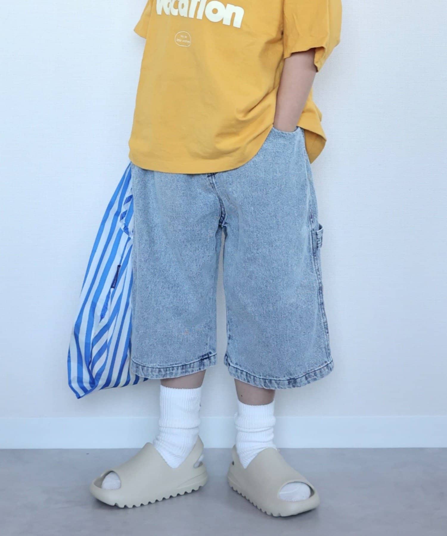 CIAOPANIC TYPY(チャオパニックティピー) 【KIDS】ペインターバミューダデニムパンツ