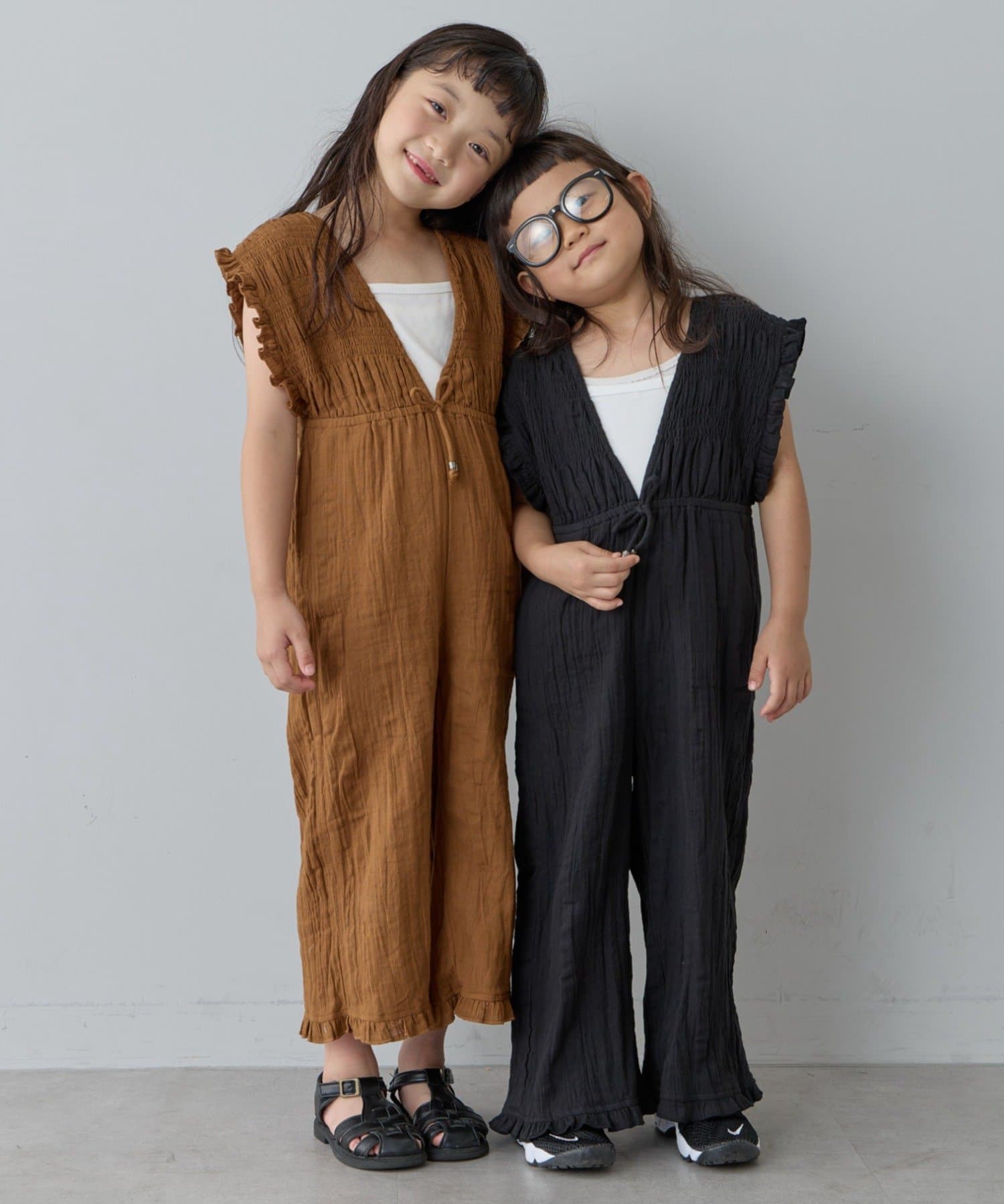 KIDS】【India】ガーゼシャーリングオールインワン | CIAOPANIC