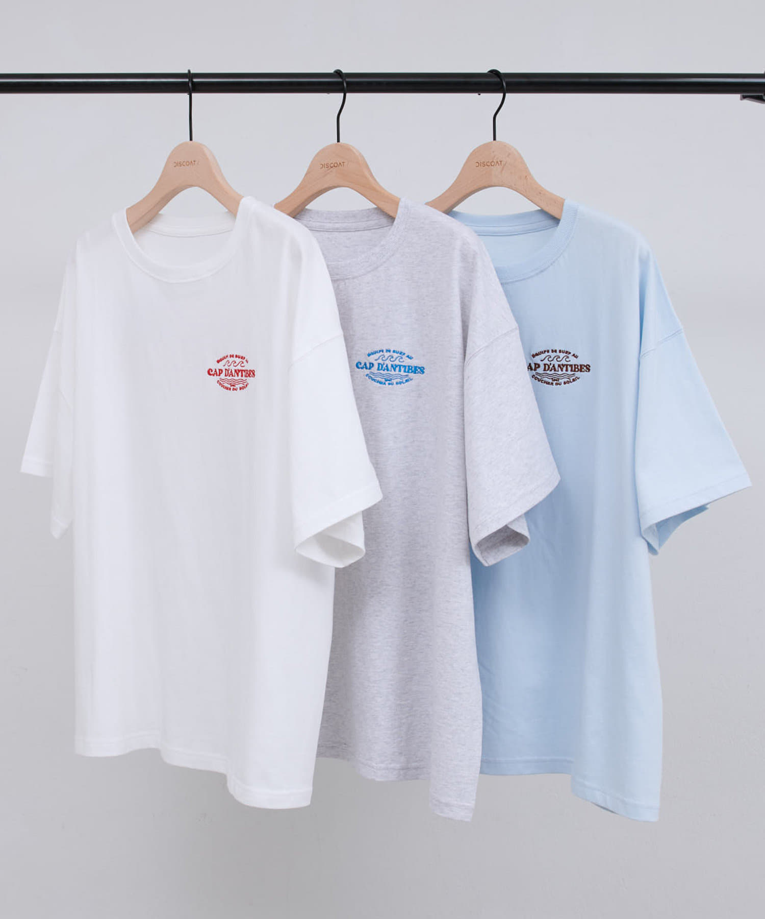 DISCOAT(ディスコート) 【ユニセックス】サーフグラフィックTシャツ