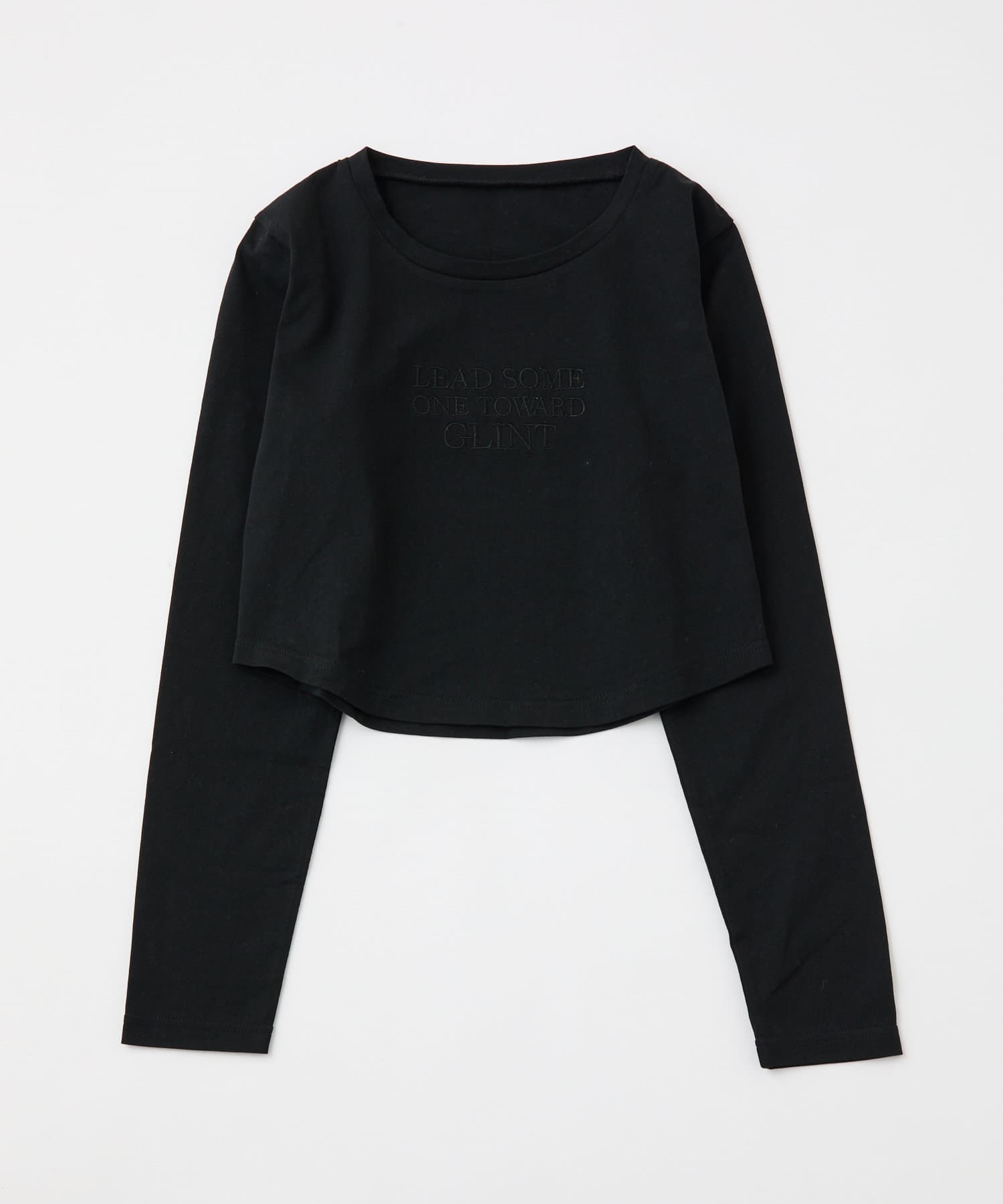 OUTLET(アウトレット) 【mystic】ロゴ刺繍ロングTシャツ