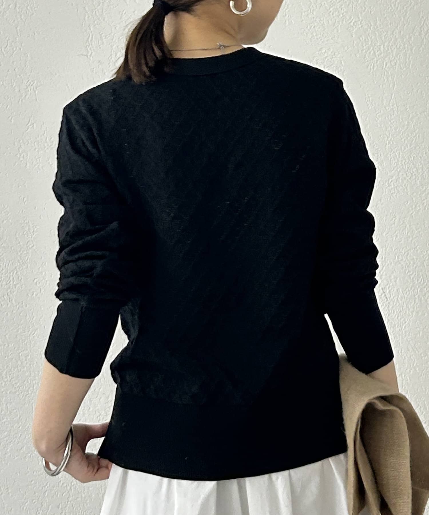 OUTLET(アウトレット) 【Loungedress】ハートジャガートニットカーディガン