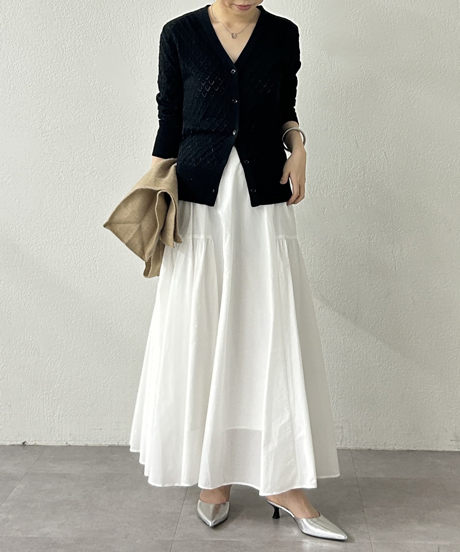 Loungedress】ハートジャガートニットカーディガン | OUTLET