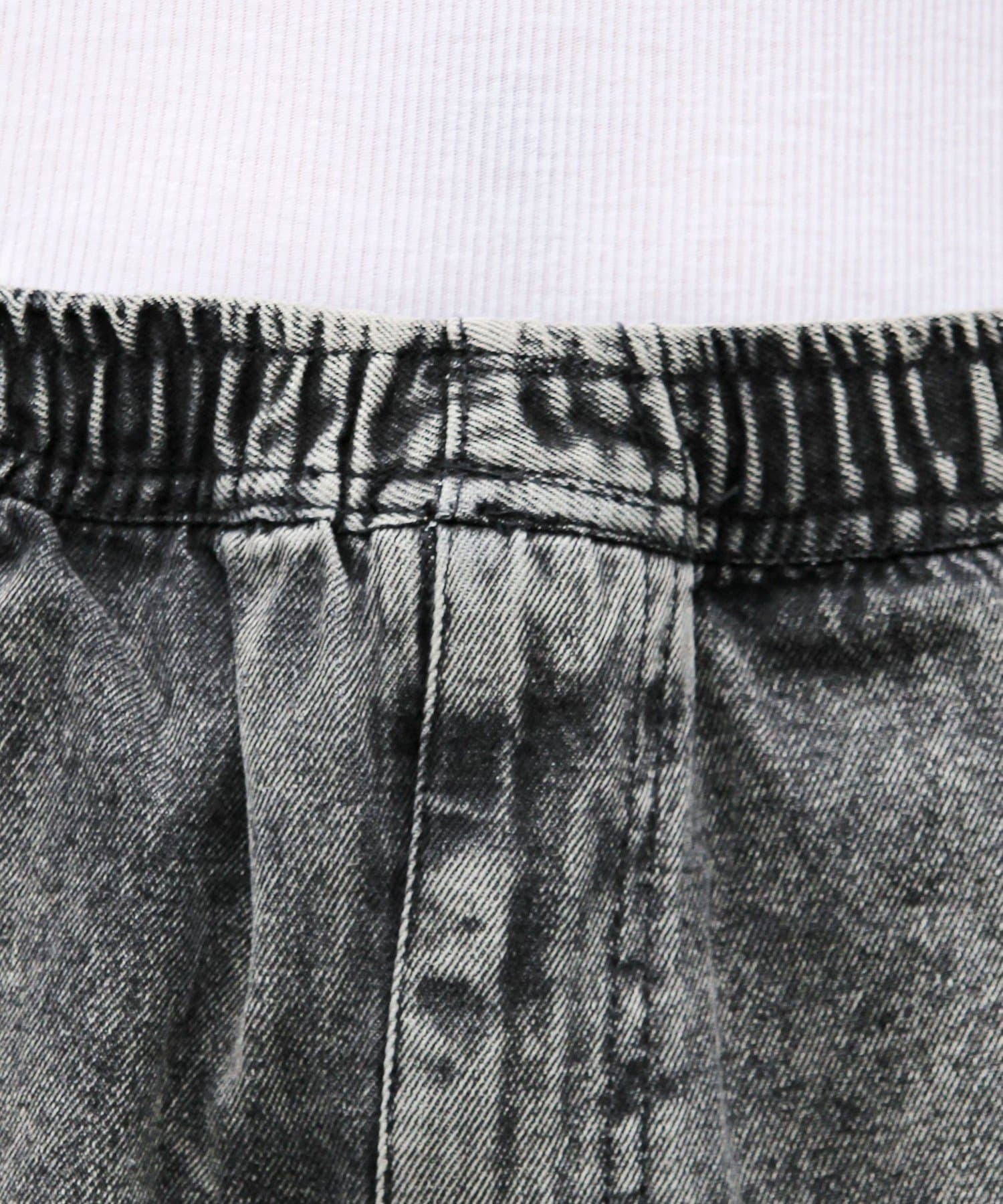 FREDY & GLOSTER(フレディ アンド グロスター) 【GLOSTER】イージーデニムショーツ／USEDライク ハーフパンツ