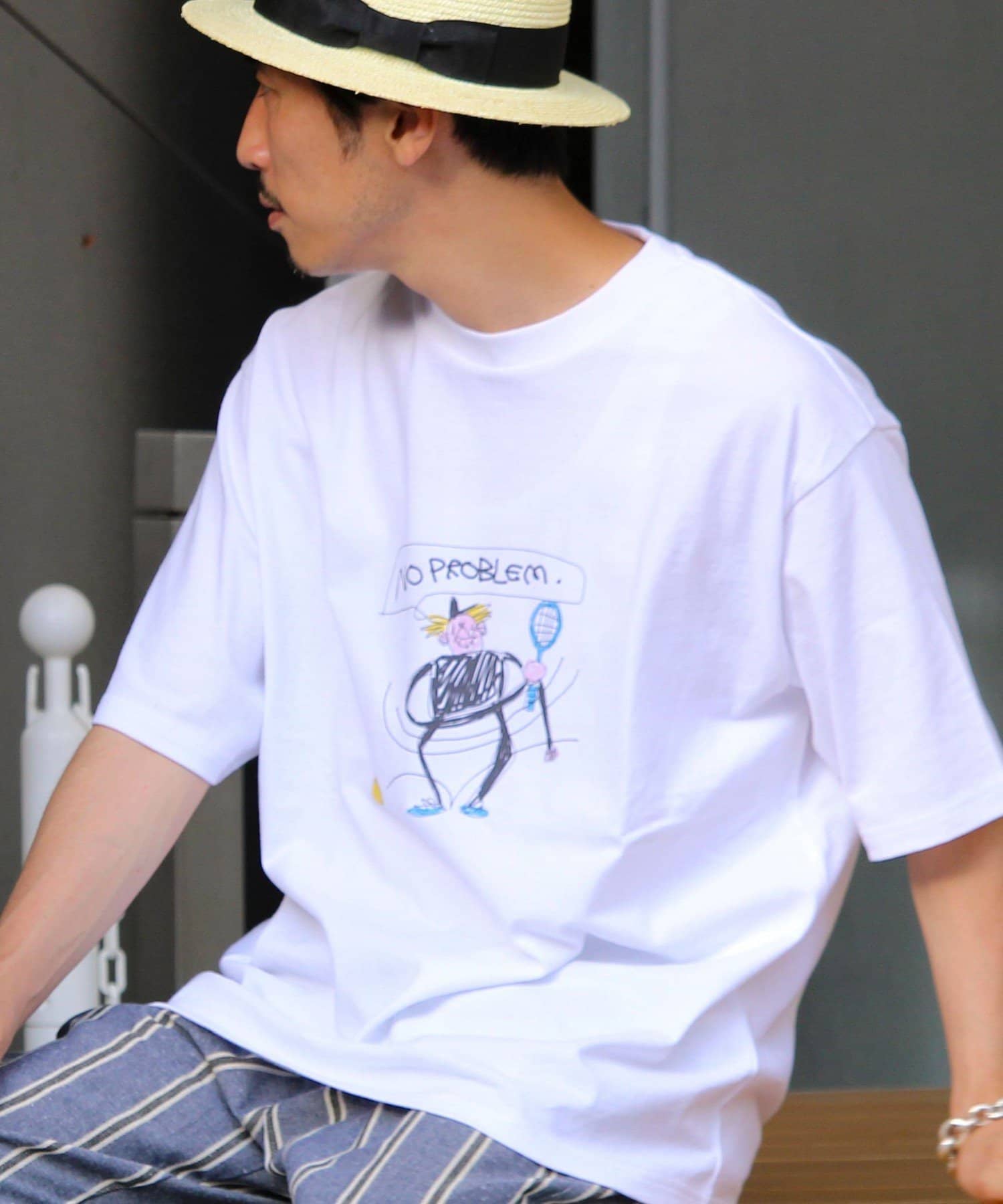 FREDY & GLOSTER(フレディ アンド グロスター) イラストレーター【ogwillust/オガワナツミ】 コラボ プリントTシャツ