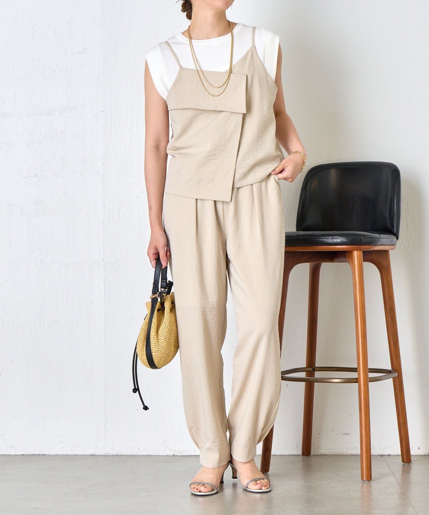 Jena　espace merveilleux(ジェナ　エスパスメルヴェイユ) キャミビスチェセットアップ