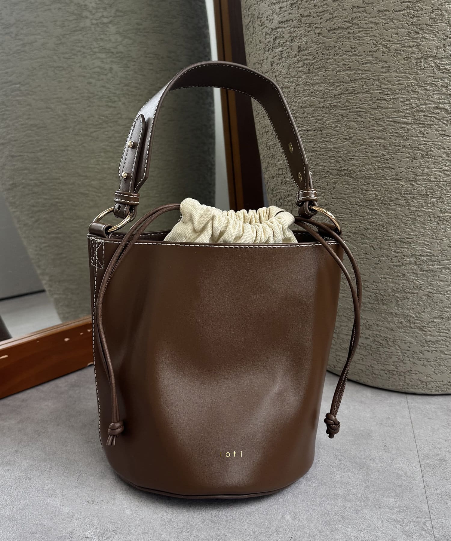 mline(エムライン) loti 巾着付きバケツBAG
