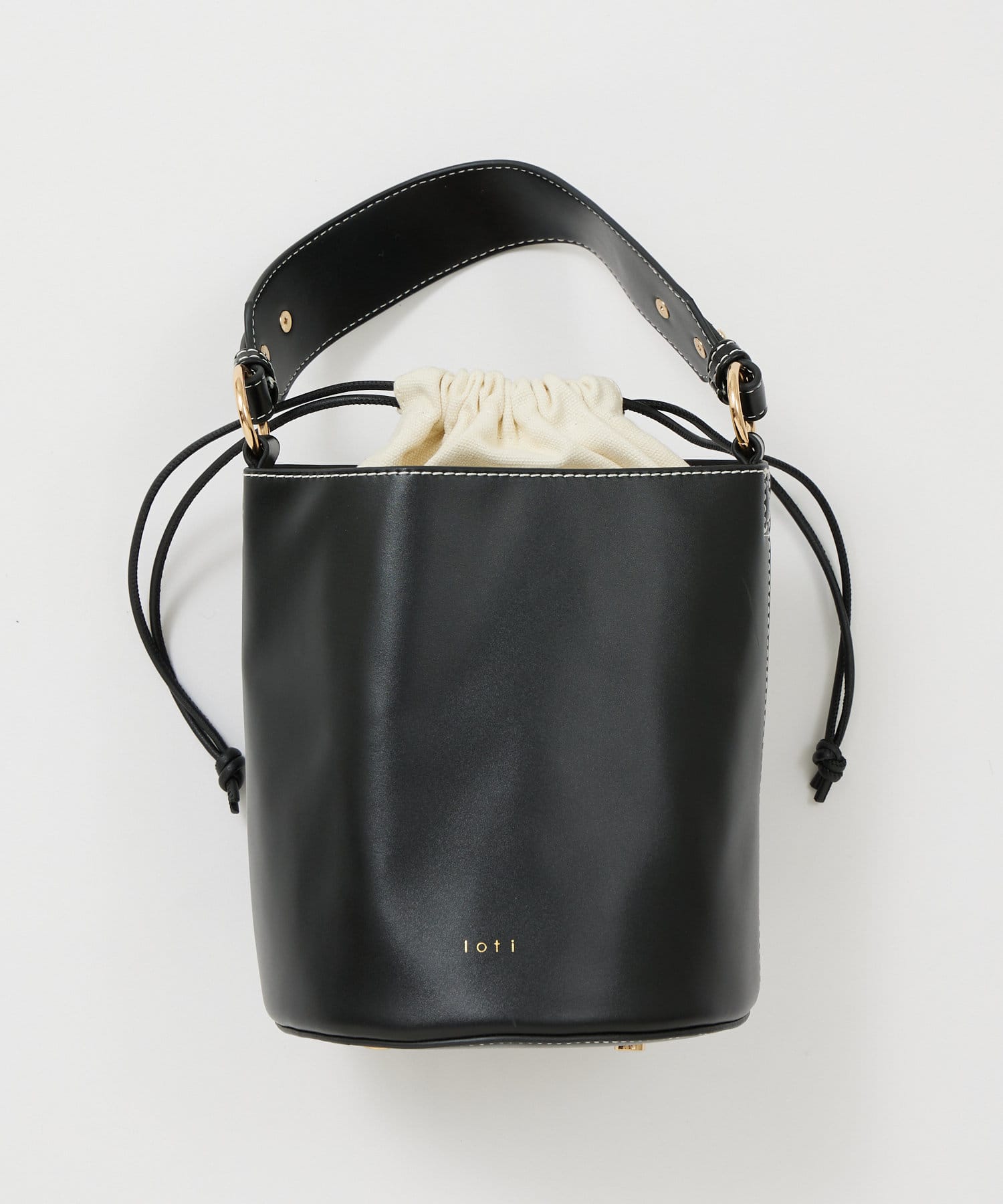 mline(エムライン) loti 巾着付きバケツBAG