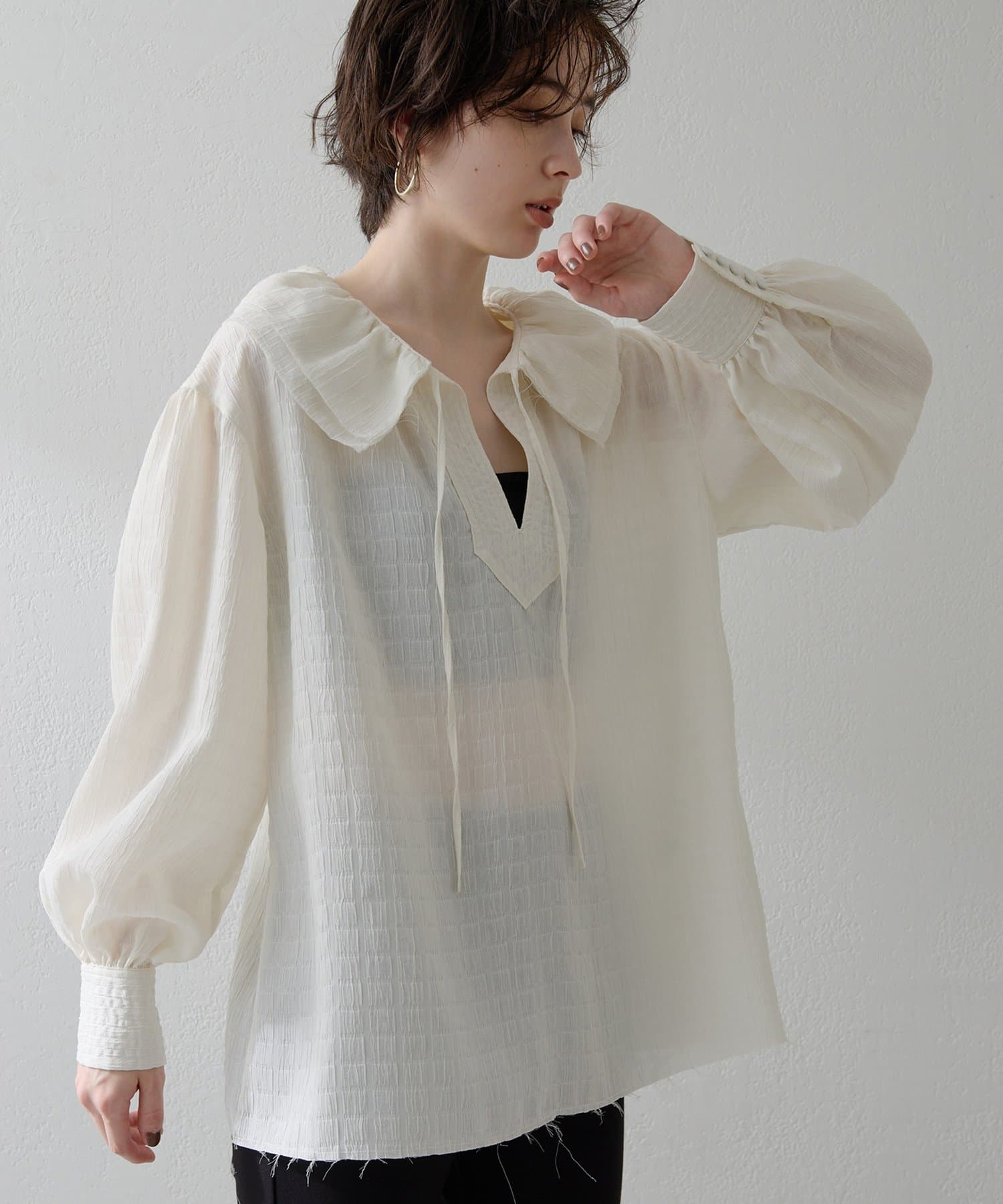 Whim Gazette｜【THE PAUSE】パフスリーブブラウス | Rakuten