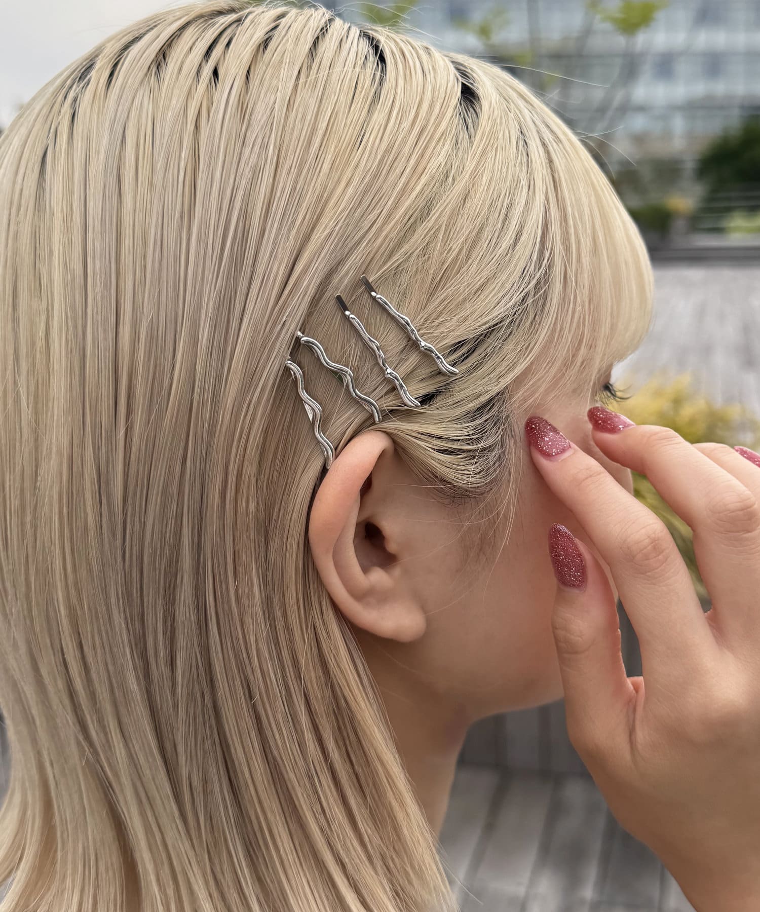 Lattice(ラティス) メタルうねうねヘアピンセット(4P)