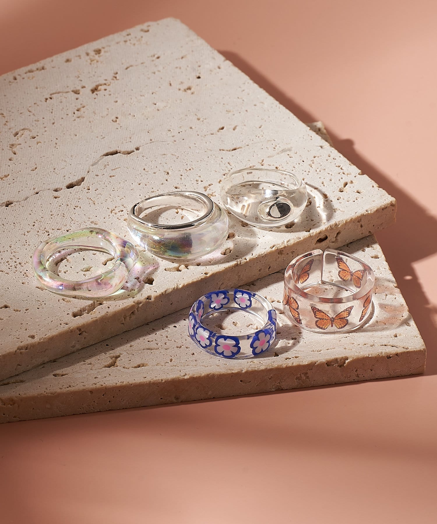 Lattice(ラティス) ぷっくりオーロラリング