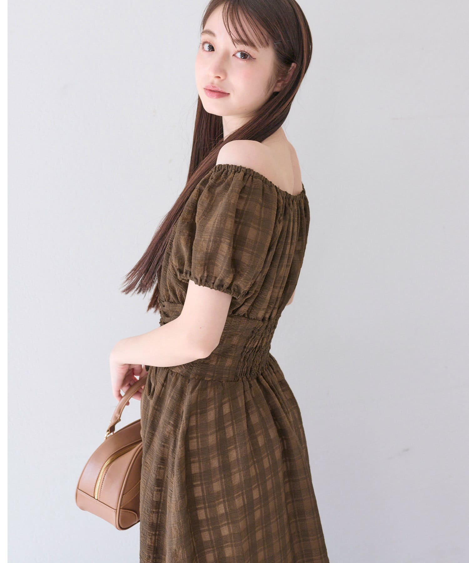 NICE CLAUP / OLIVE des OLIVE OUTLET(ナイスクラップ  / オリーブ デ オリーブ アウトレット) 【OLIVE des OLIVE】ウエストドロストワンピ