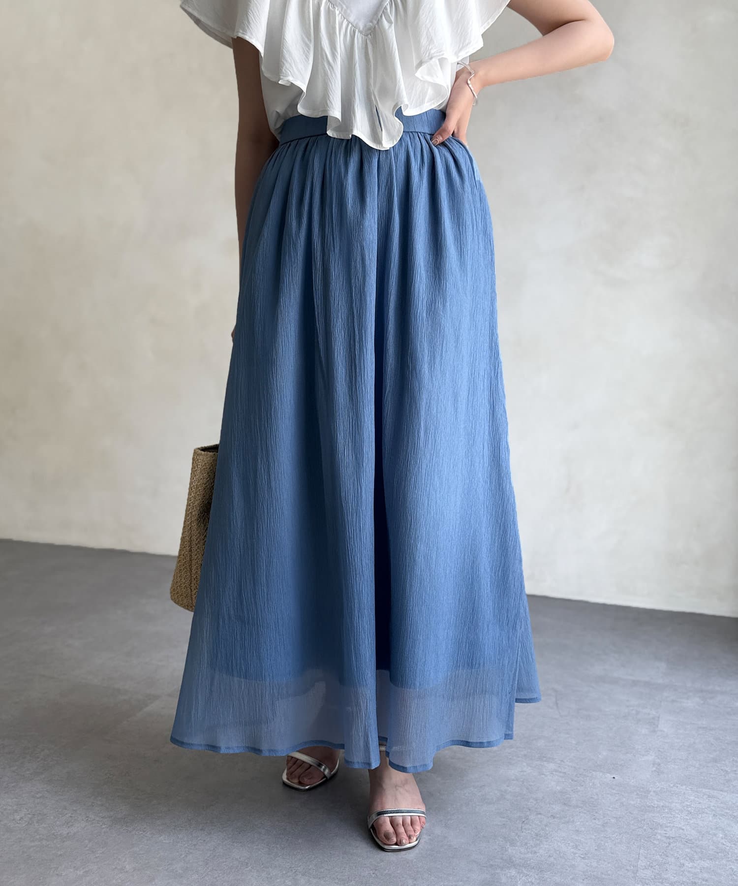 Chez toi(シェトワ) セミシアーフレアスカート