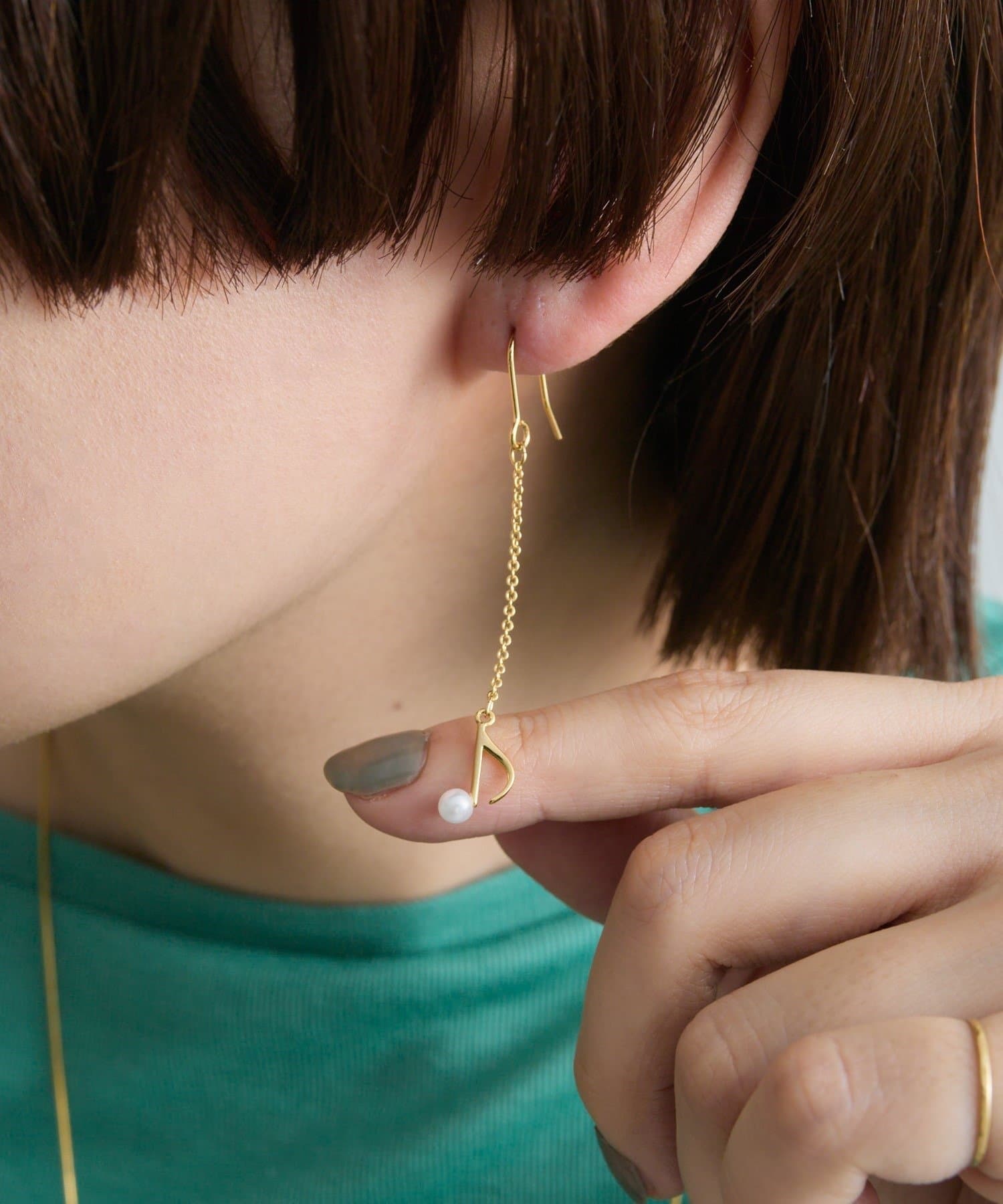 ear PAPILLONNER(イア パピヨネ) 奏でる八分音符ピアス