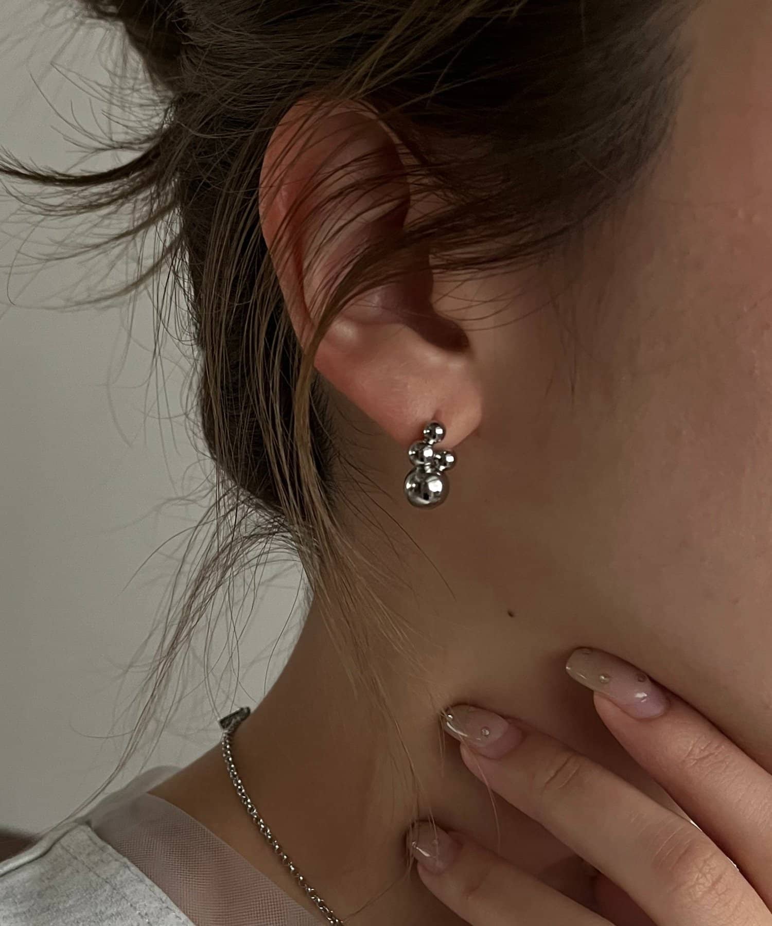 CAPRICIEUX LE'MAGE(カプリシュレマージュ) 〈GOLDY/ゴールディ〉モレキュールピアス
