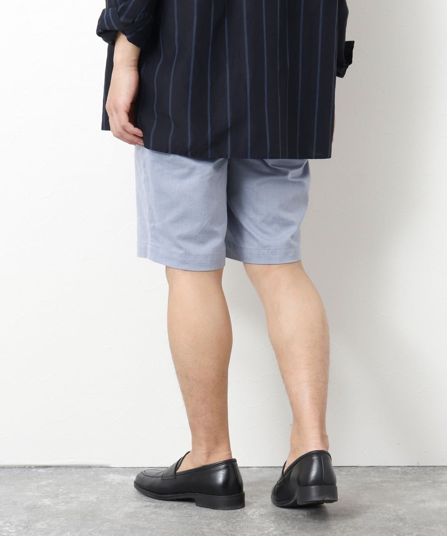 今期ノーリーズ ショートシャツ サックス （NOLLEY'S(ノーリーズ