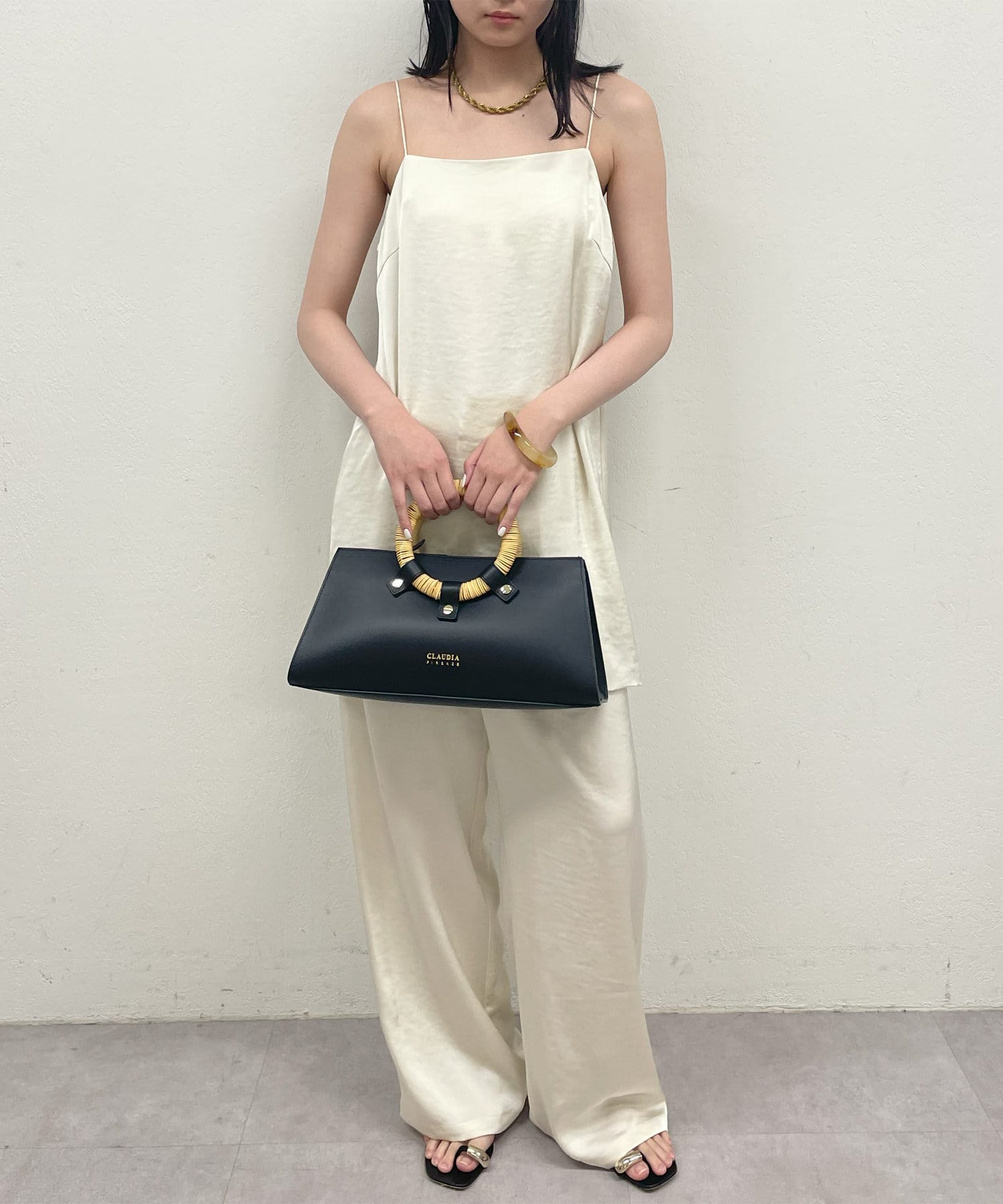 Loungedress(ラウンジドレス)コットンキャミブラウス レースキャミ（シャツ/ブラウス）｜LOUNGEDRESS（ラウンジドレス
