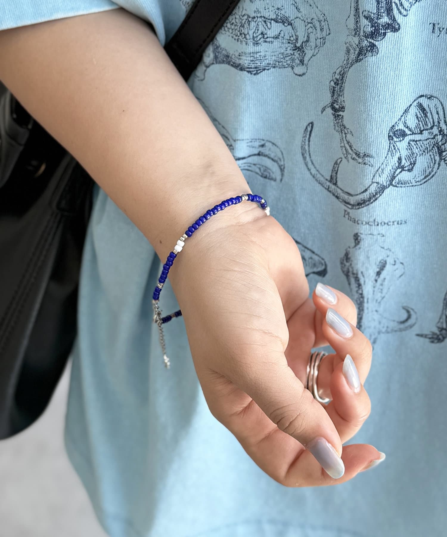 CPCM(シーピーシーエム) ステンレスビーズブレスレット