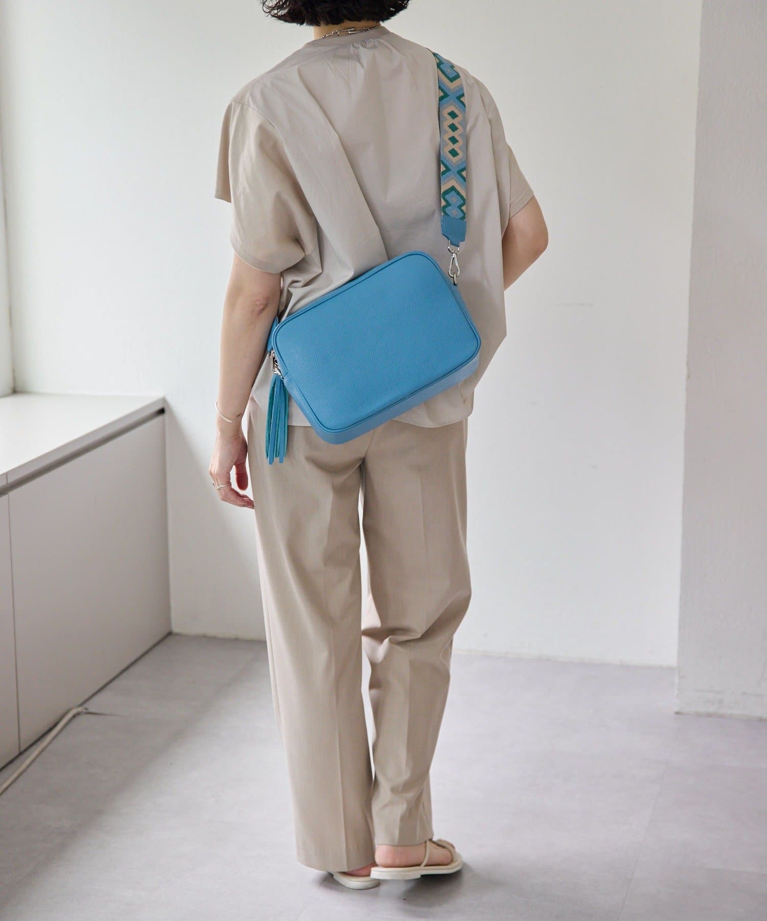 ear PAPILLONNER(イア パピヨネ) 【LISA DEI(リサデイ)】《made in ITALY/ショルダー２本付き/本革》BOX SHOULDER/ボックスショルダーバッグ