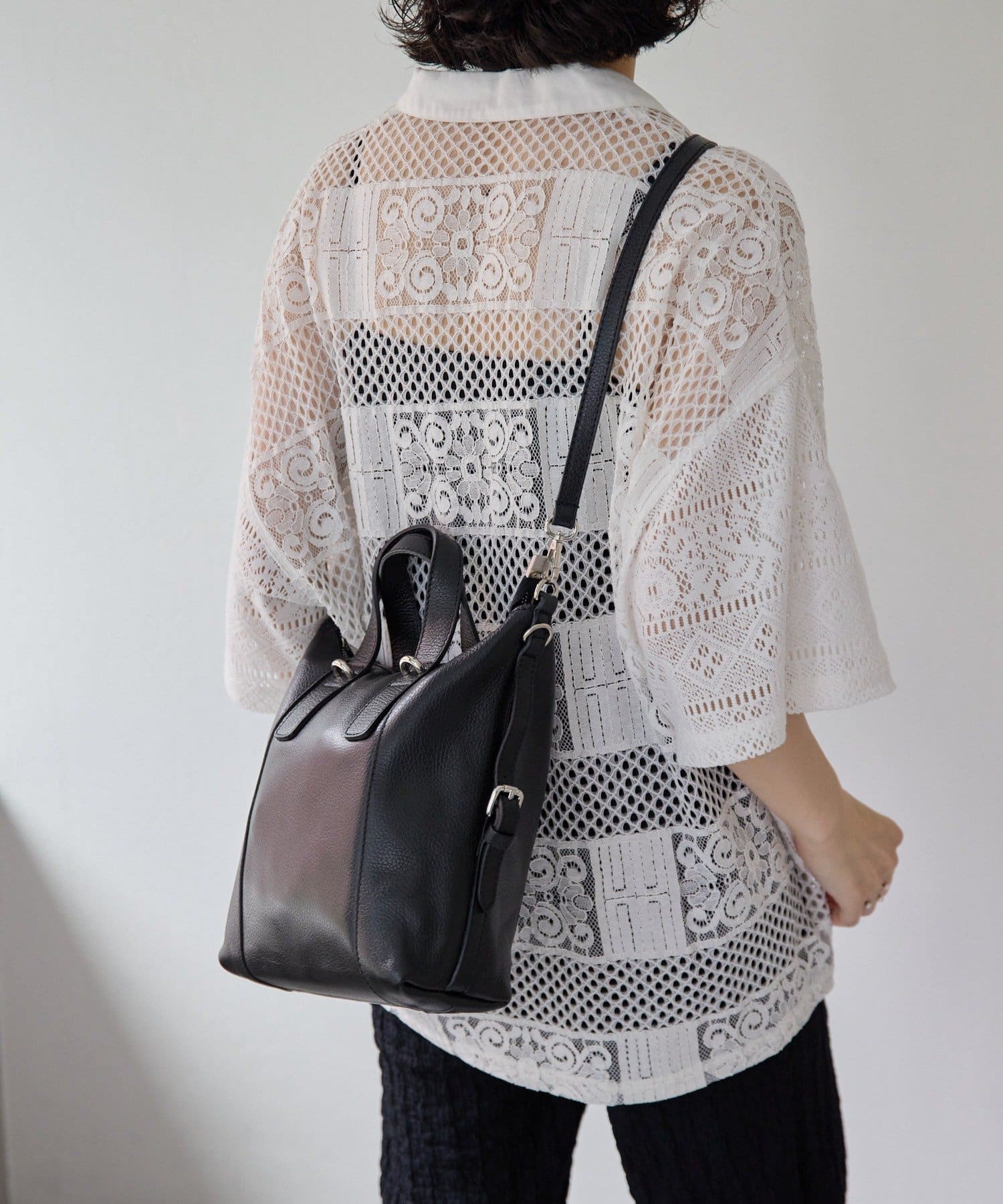 ear PAPILLONNER(イア パピヨネ) 【LISA DEI(リサデイ)】《made in ITALY/ショルダー２本付き/2way/本革》TOTE SHOULDER/トートショルダーバッグ