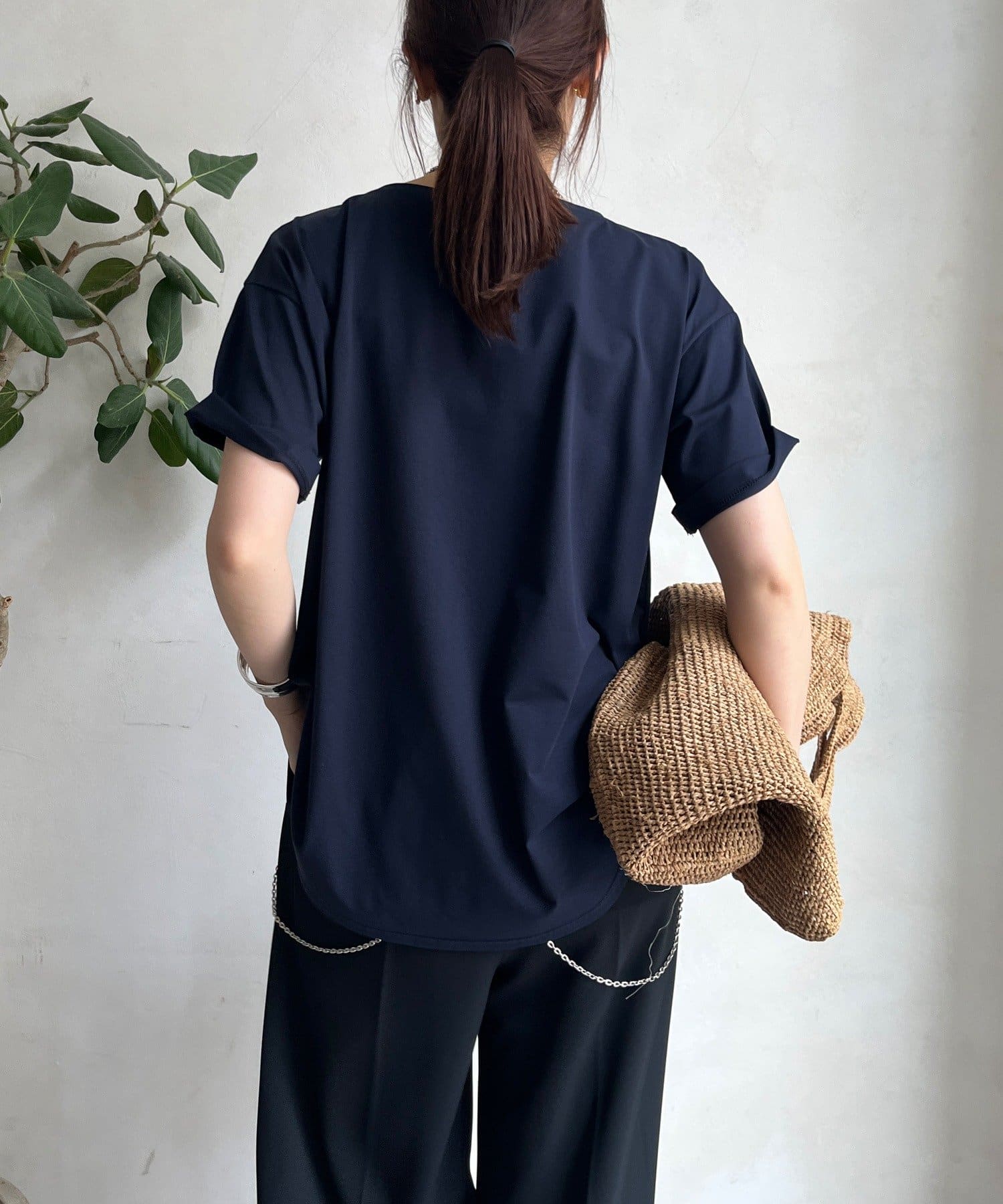 DOUDOU(ドゥドゥ) 【WEB限定】TRADITIONAL箔プリントTEE