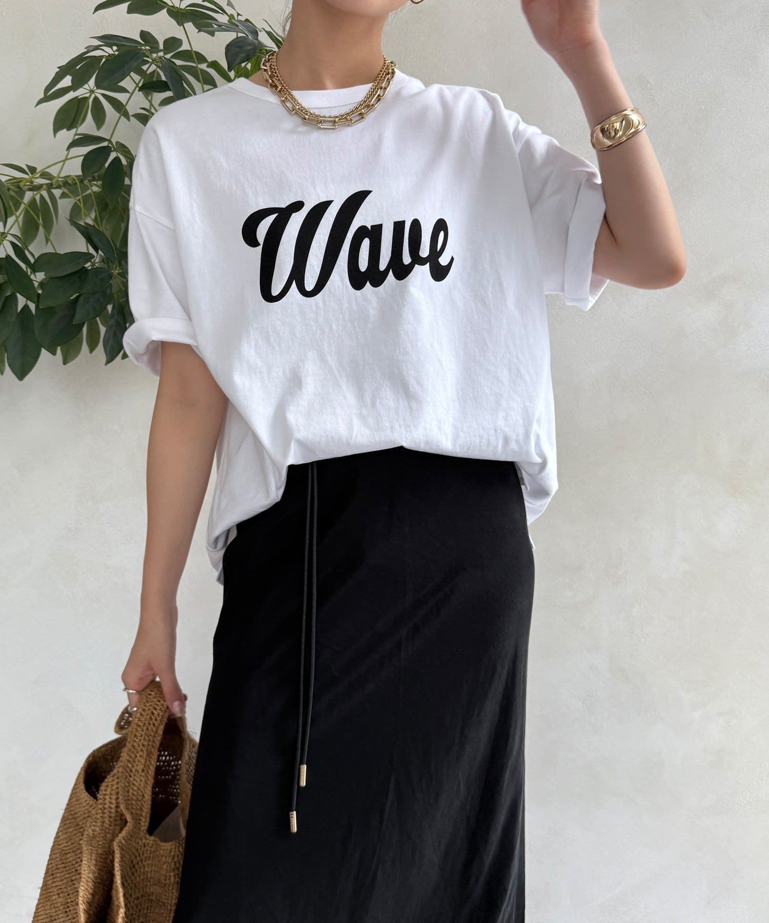 DOUDOU(ドゥドゥ) 【WEB限定】Wave TEE
