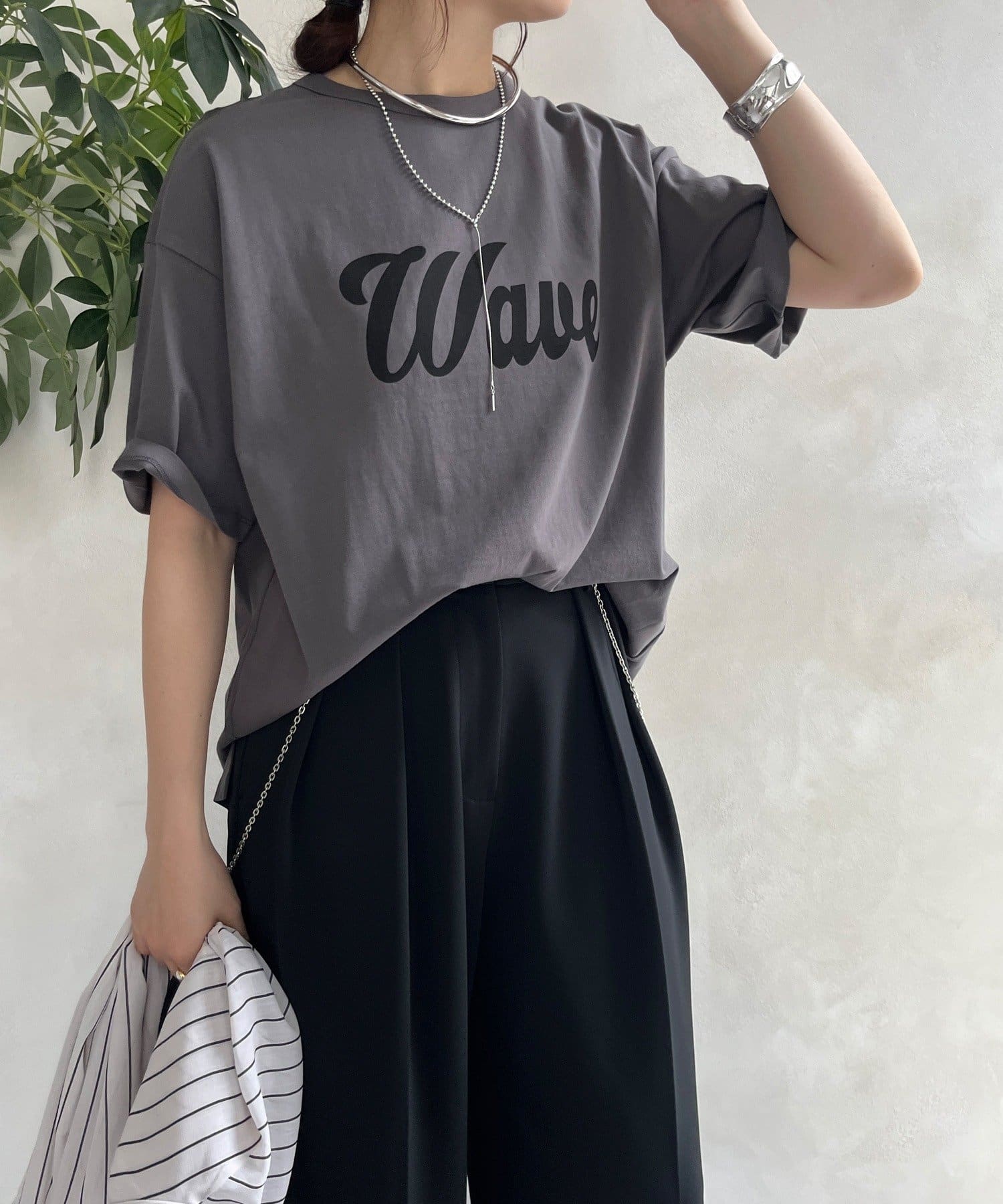 DOUDOU(ドゥドゥ) 【WEB限定】Wave TEE