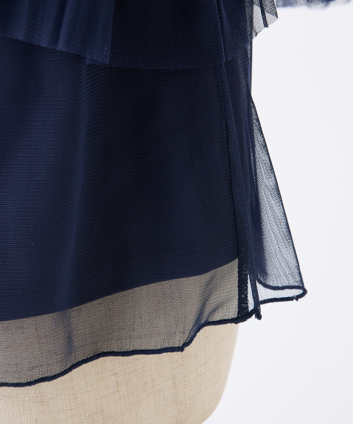 NICE CLAUP / OLIVE des OLIVE OUTLET(ナイスクラップ  / オリーブ デ オリーブ アウトレット) 【one after another】2WAYチュールトップス