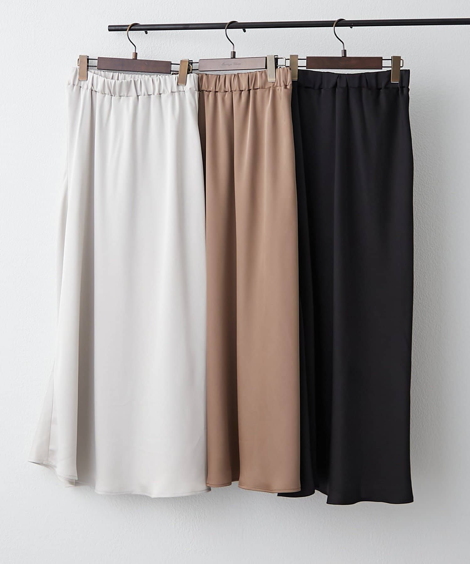 NICE CLAUP / OLIVE des OLIVE OUTLET(ナイスクラップ  / オリーブ デ オリーブ アウトレット) 【RMAF】バイアスロングスカート