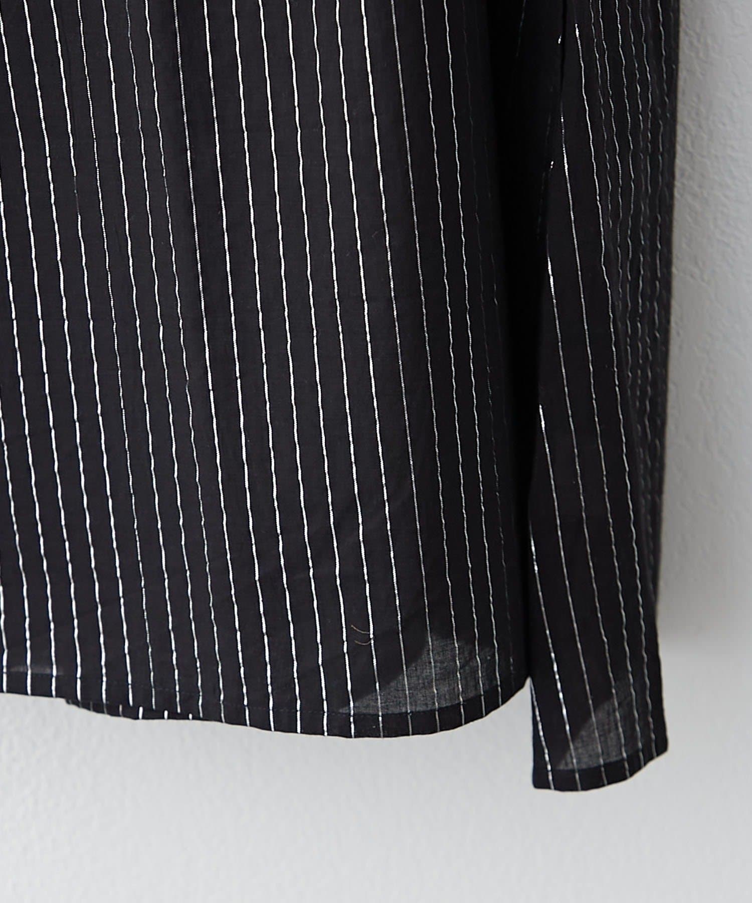 NICE CLAUP / OLIVE des OLIVE OUTLET(ナイスクラップ  / オリーブ デ オリーブ アウトレット) 【RMAF】ラメストライプタッセル付キャミワンピース
