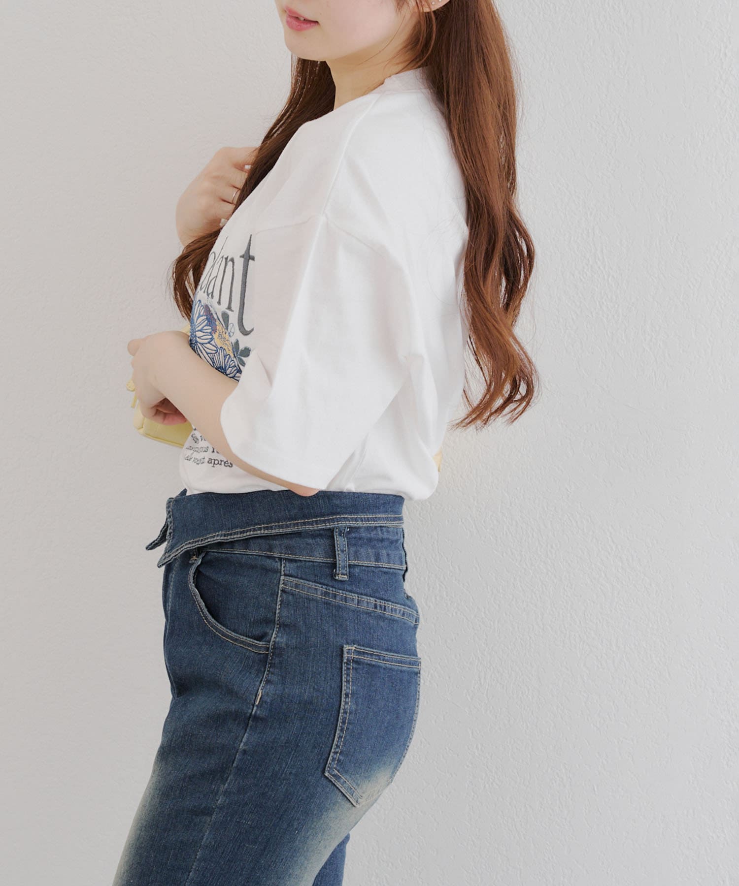 アンティークフラワーBIGTシャツ | Remind me and forever