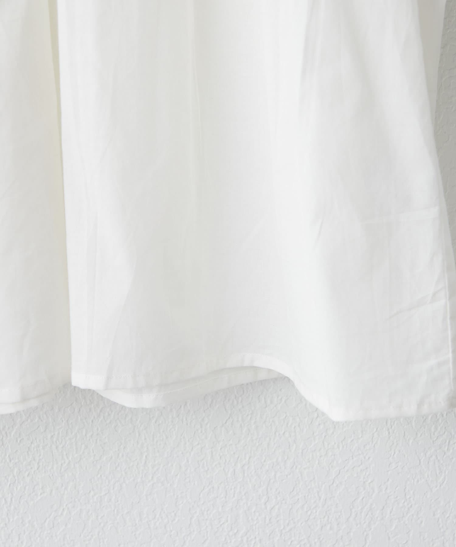 Remind me and forever(リマインドミーアンドフォーエバー) 【NAO】インド綿100%ピンタック袖フレアーブラウス