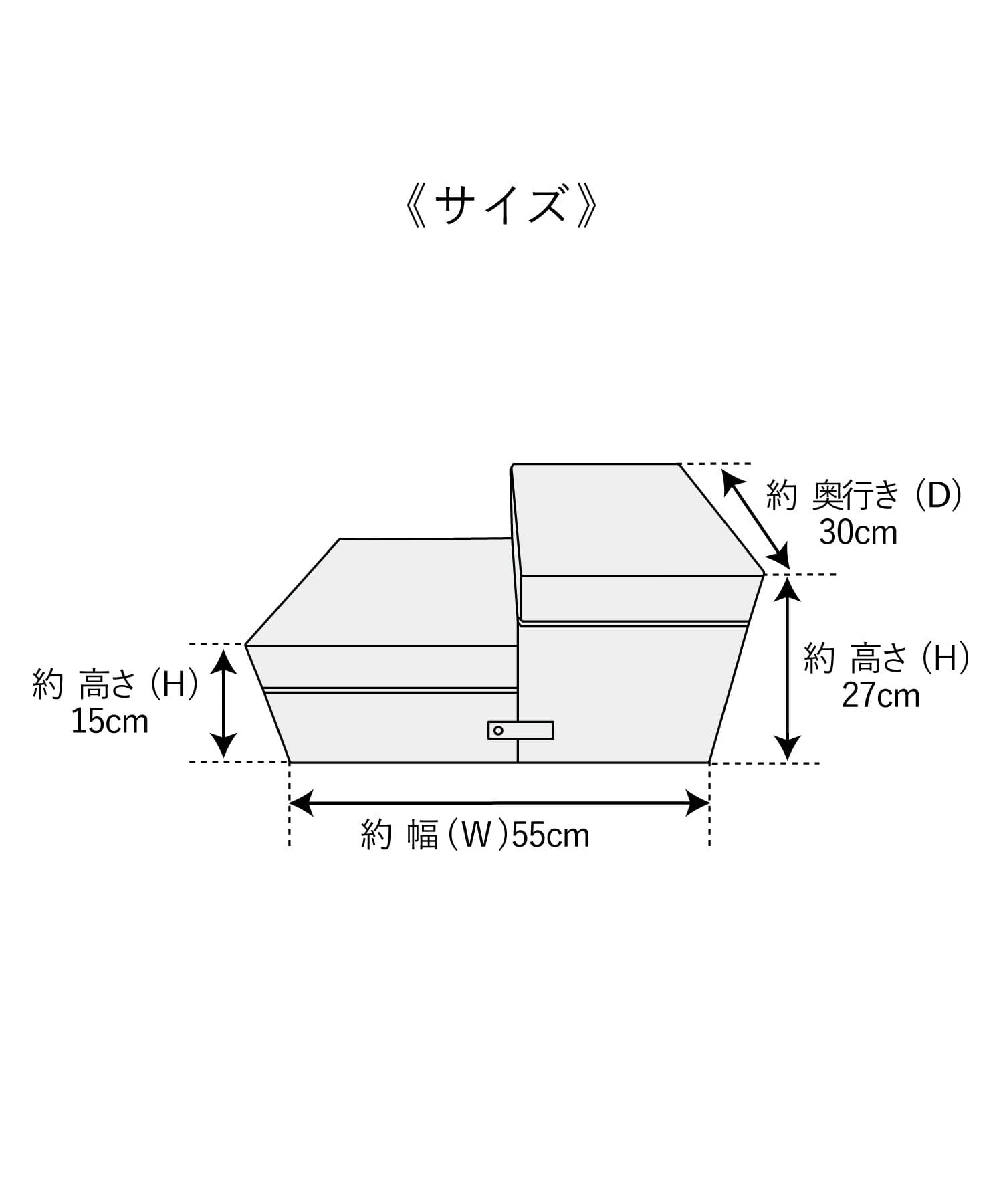 3COINS(スリーコインズ) 収納兼ステップ